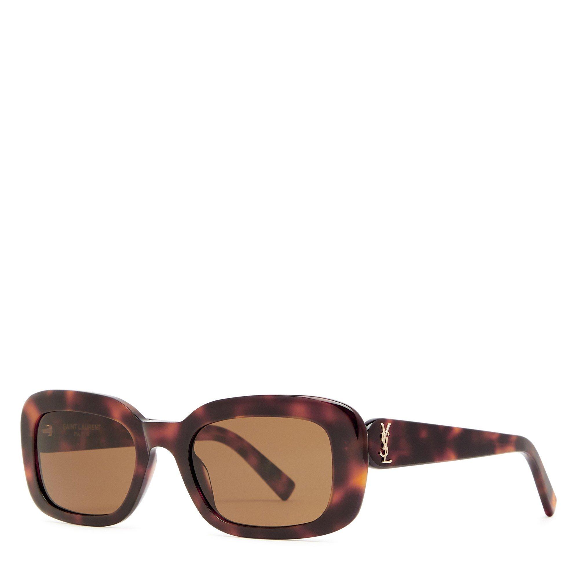 BROWN HAVANA - Saint Laurent - SL F ACETATE SQUARE SG - 1