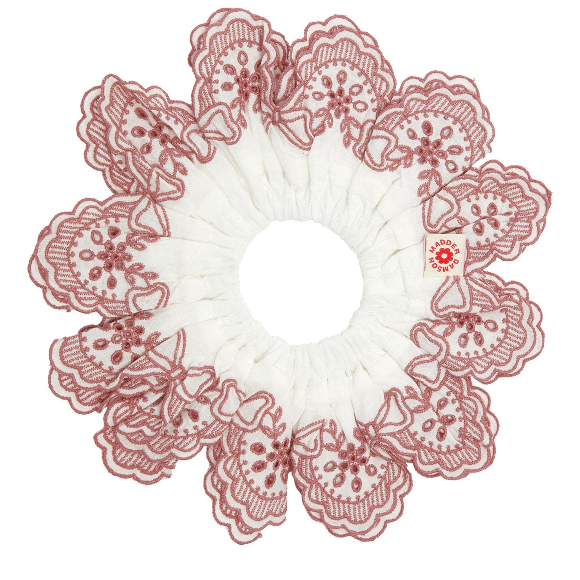 CREAM AND OTHER - Damson Madder - ACC EDGE STATEMENT SCRUNCHIE - 1