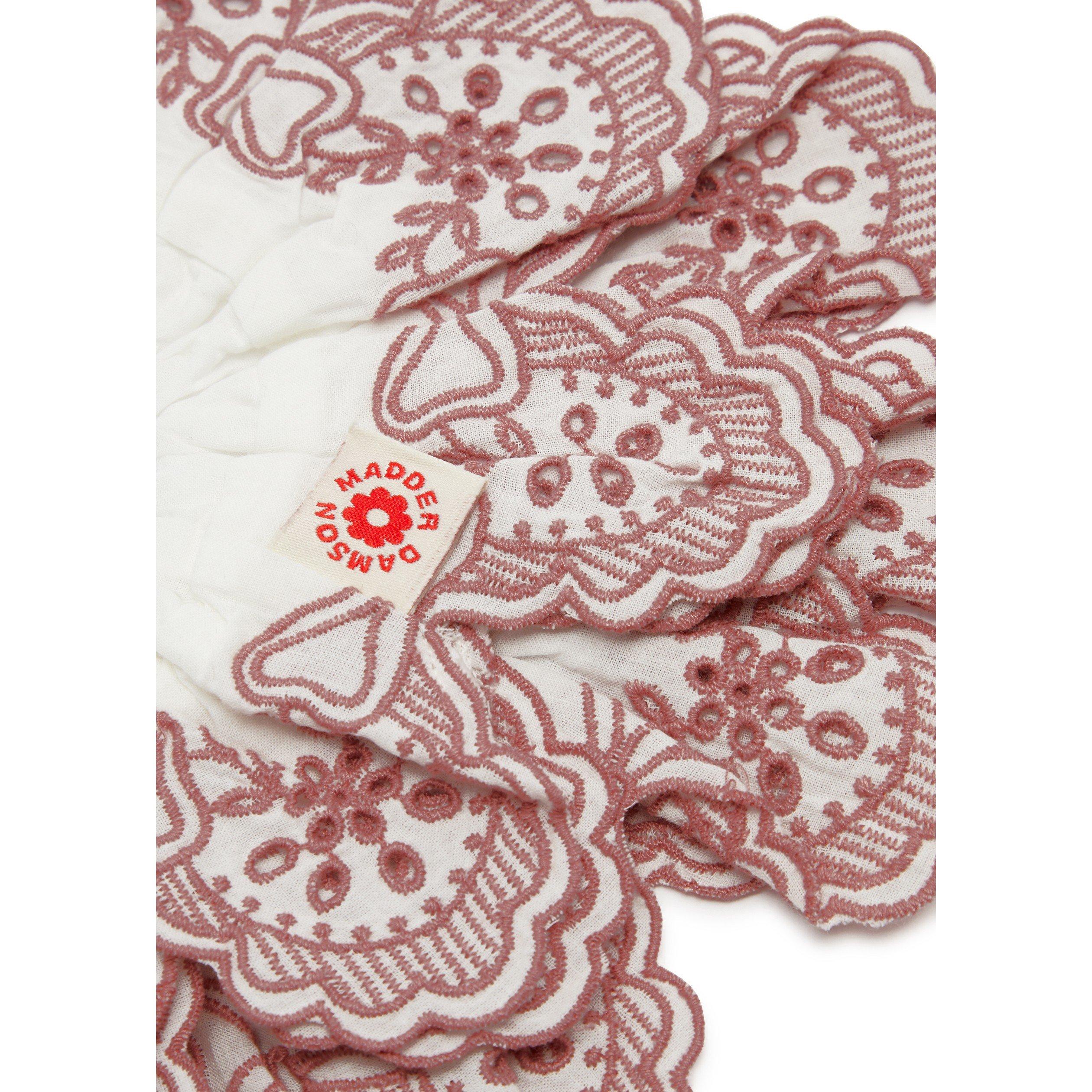 CREAM AND OTHER - Damson Madder - ACC EDGE STATEMENT SCRUNCHIE - 2