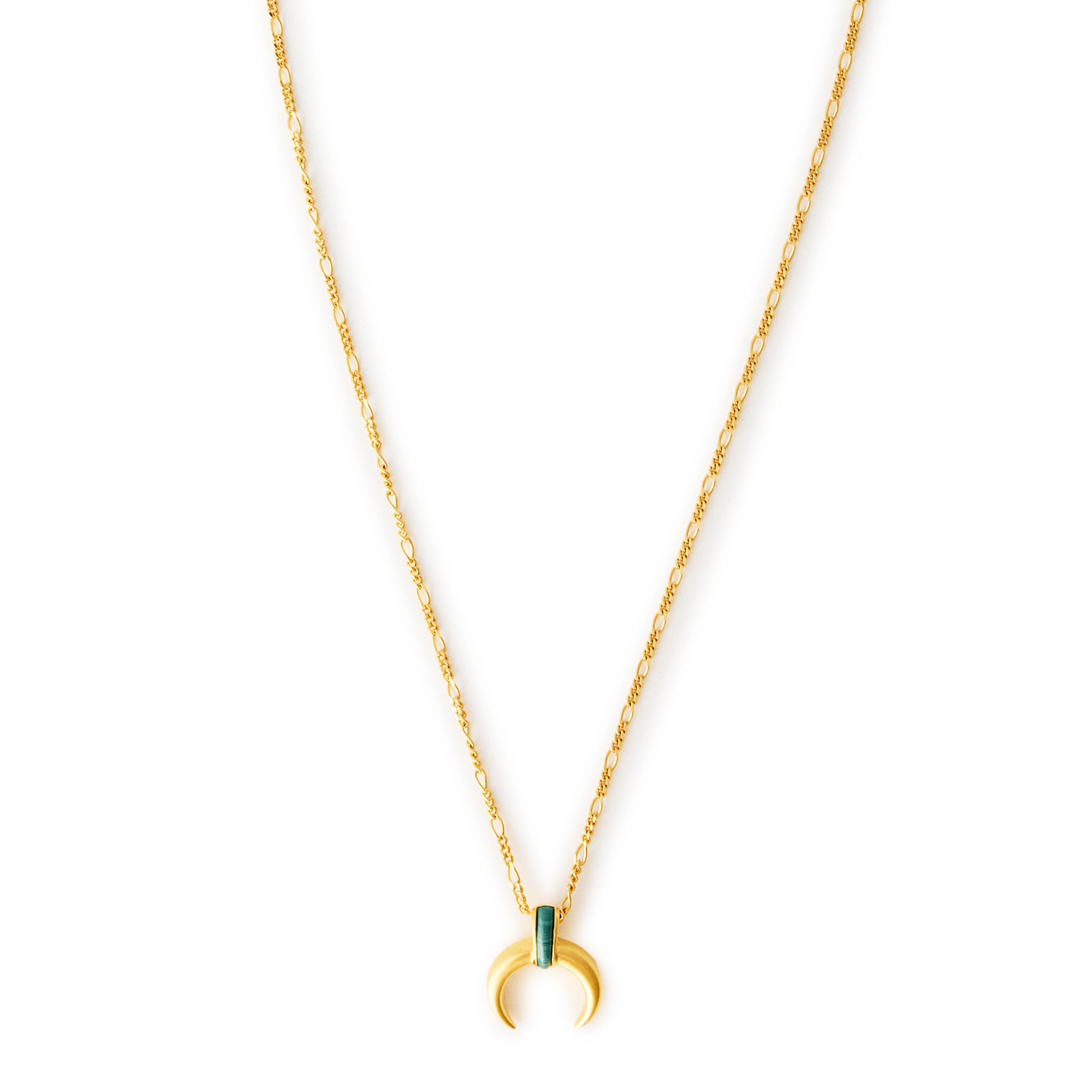 GREEN AND OTHER - Lucy Williams x Missoma - LW MALACHITE HORN PENDANT - 1
