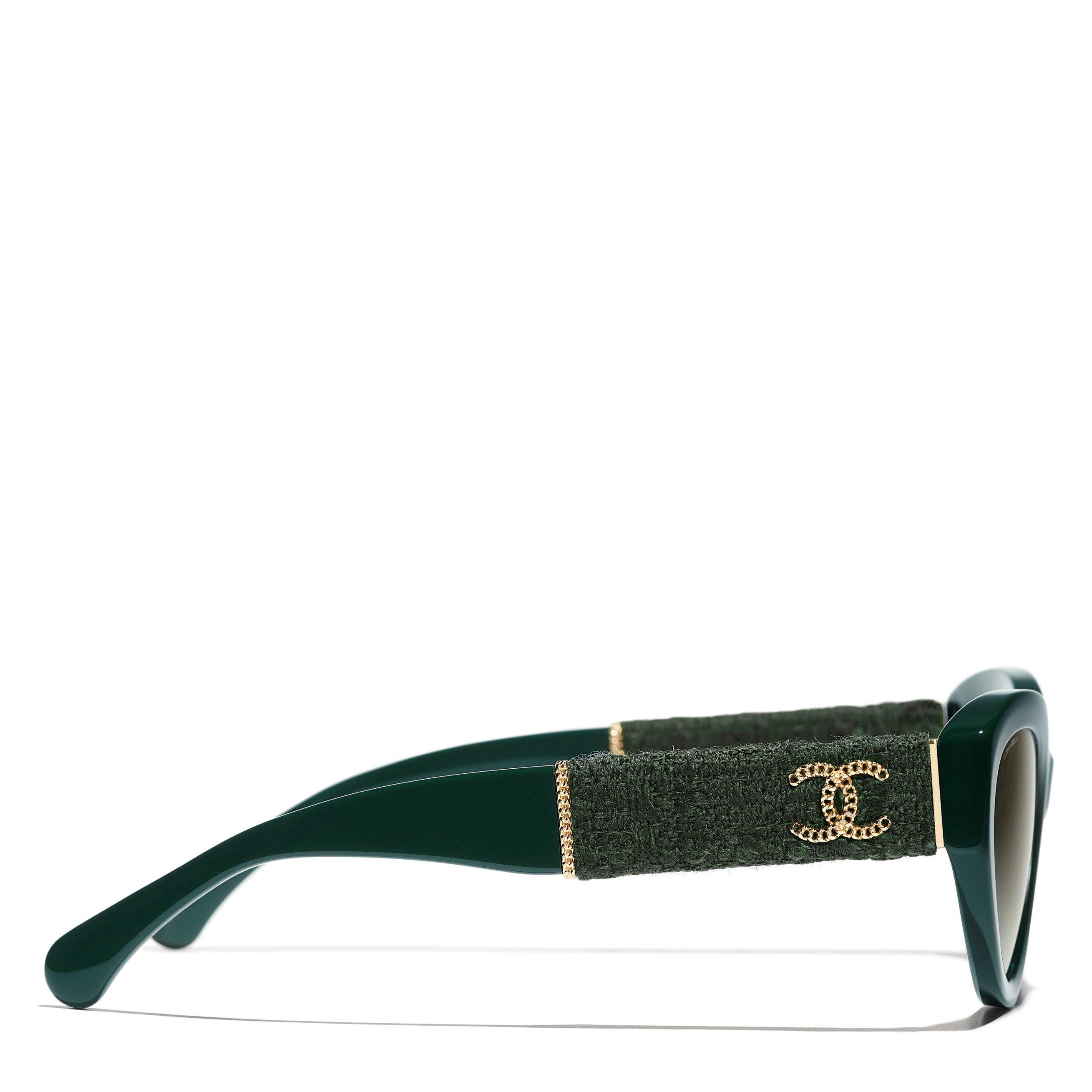 GREEN - CHANEL - CHANEL CAT EYE ACETATE SG - 3
