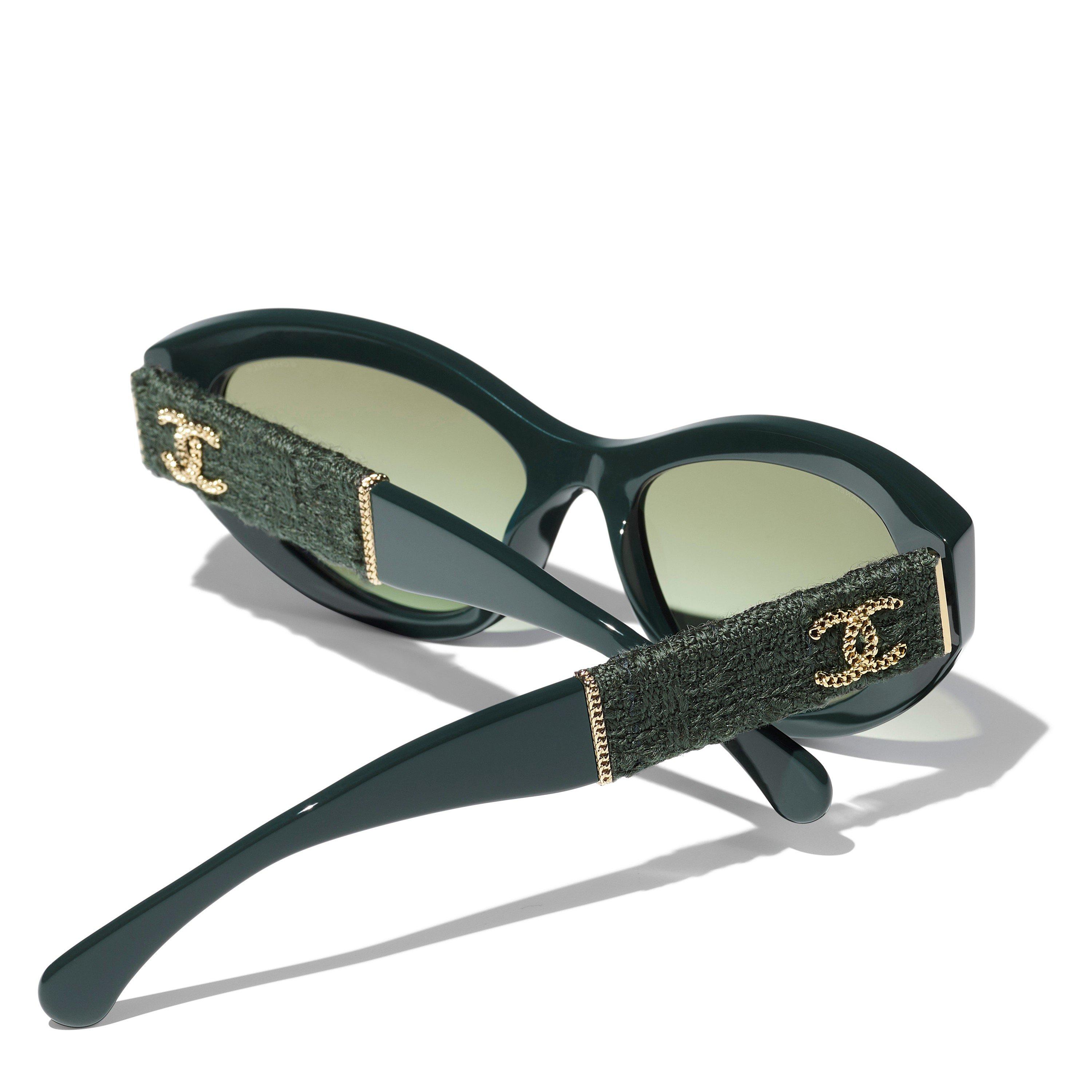 GREEN - CHANEL - CHANEL CAT EYE ACETATE SG - 4