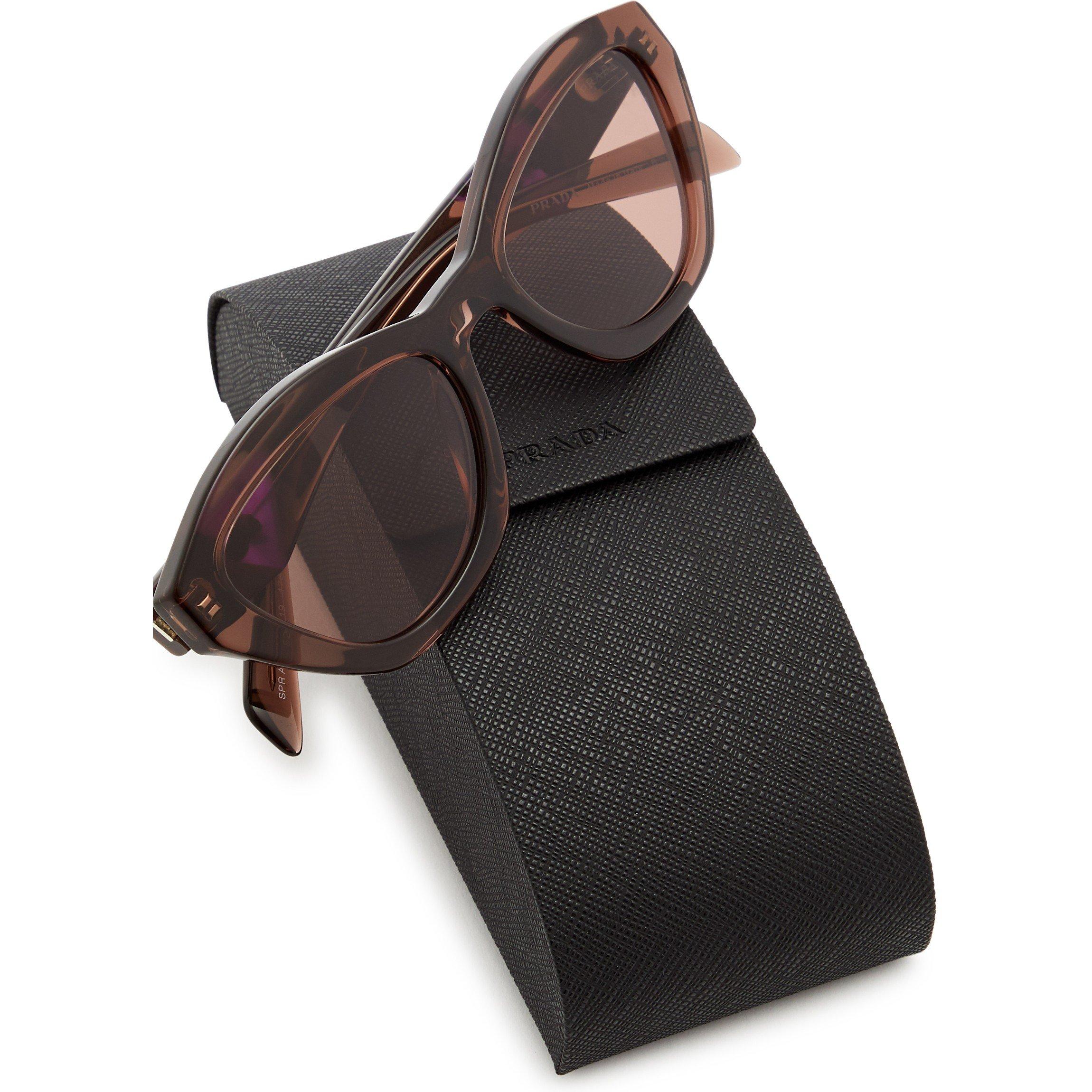 BROWN LIGHT - Prada - PRADA CATE EYE ACETATE SG - 4