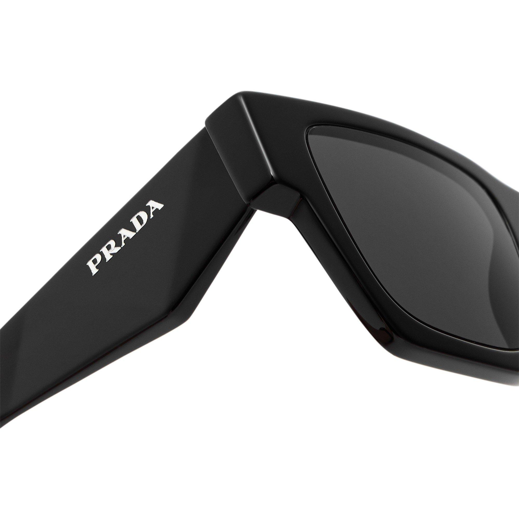 BLACK - Prada - PRADA SQUARE ACETATE SG - 3