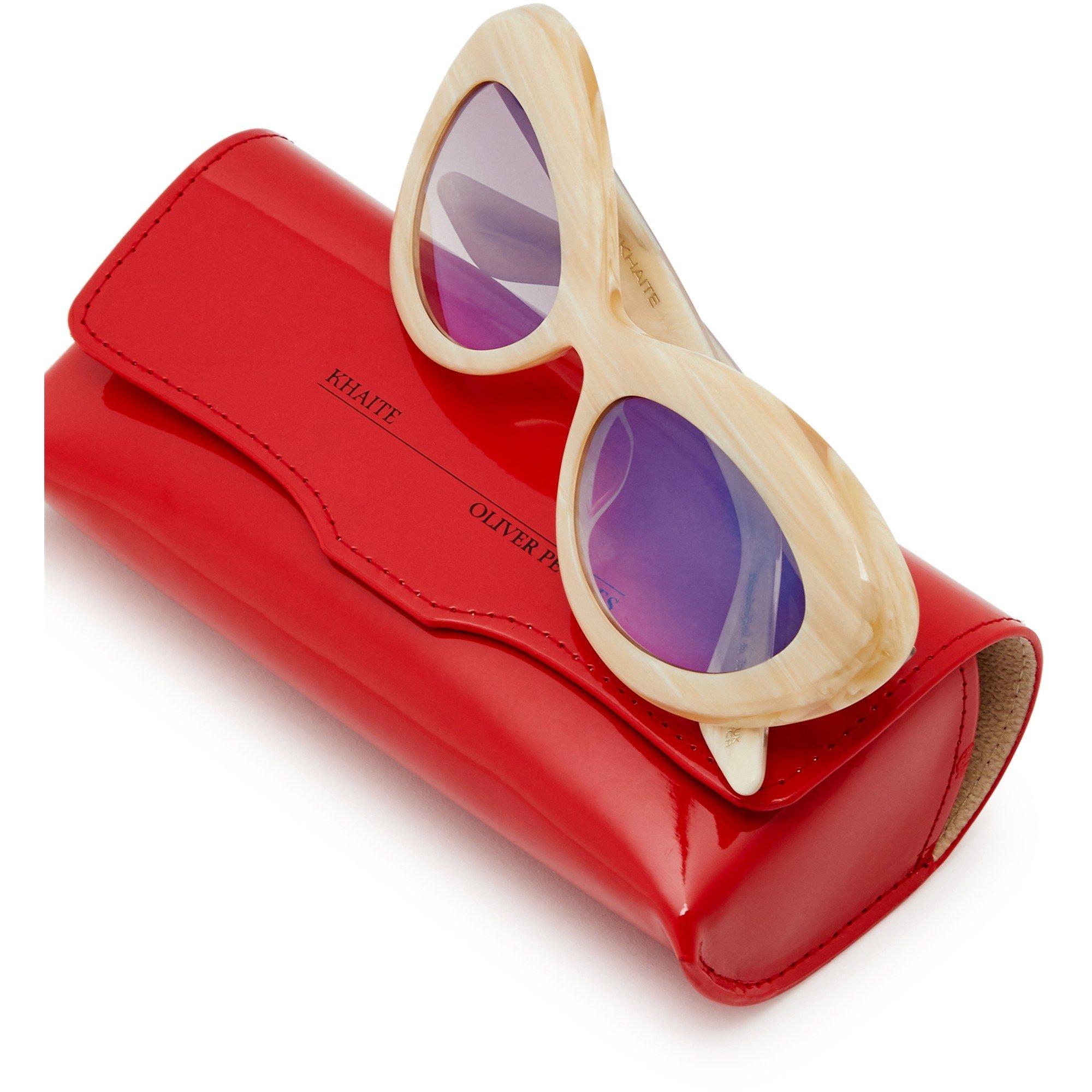 BEIGE AND OTHER - Oliver Peoples - OP X KHAITE CAT EYE F ACETATE - 4