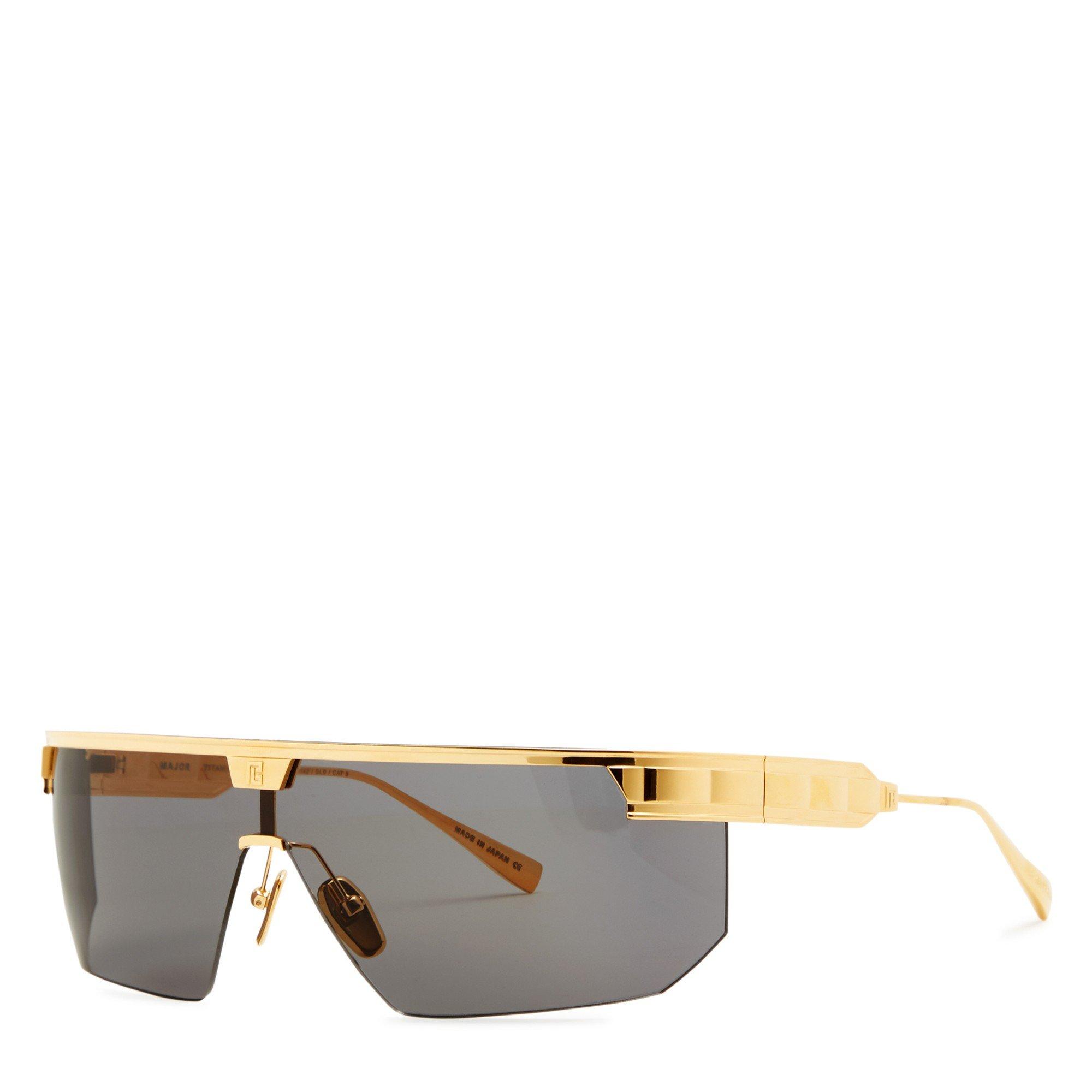 GOLD - Balmain - BAL U MAJOR CURVED MASK SG
