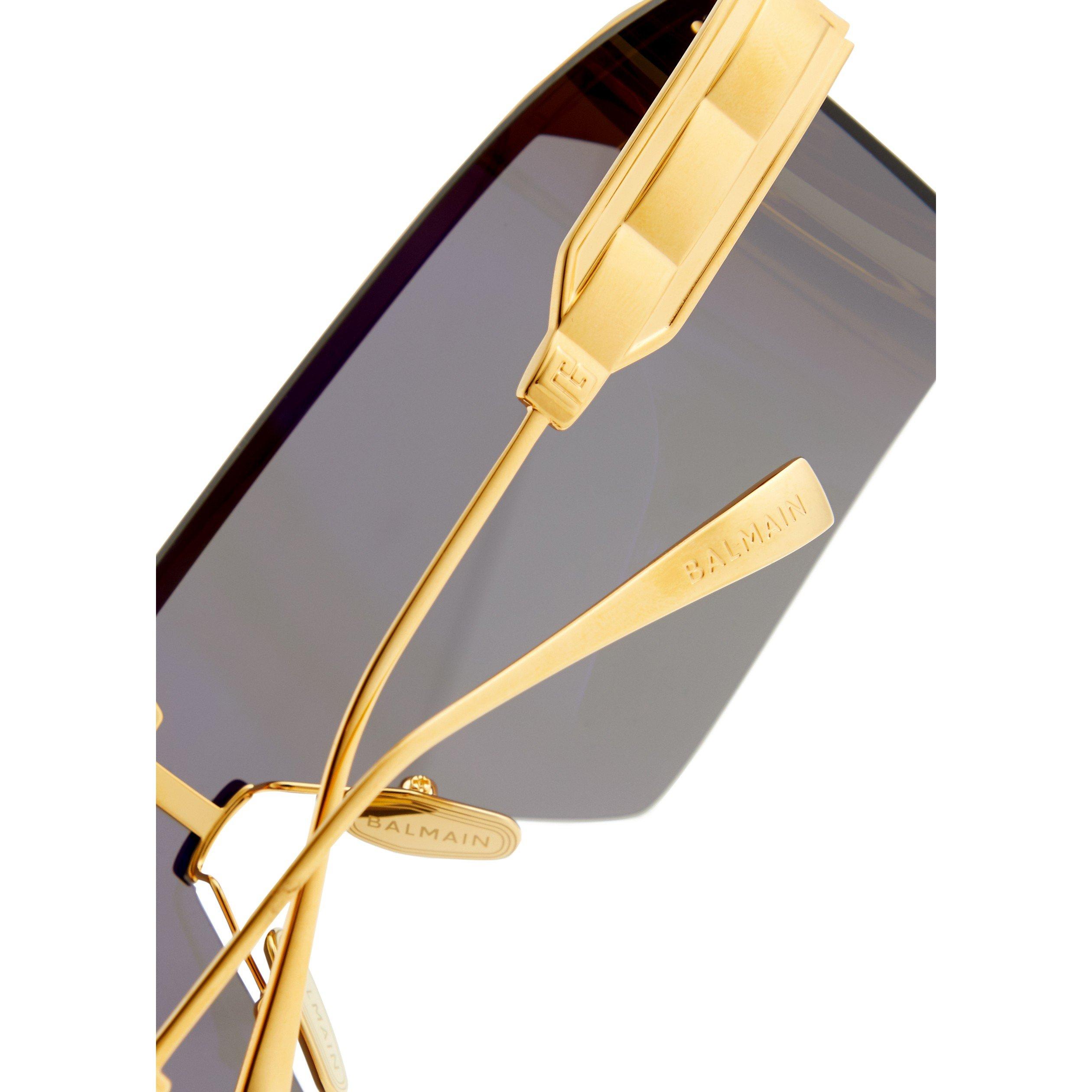 GOLD - Balmain - BAL U MAJOR CURVED MASK SG - 3