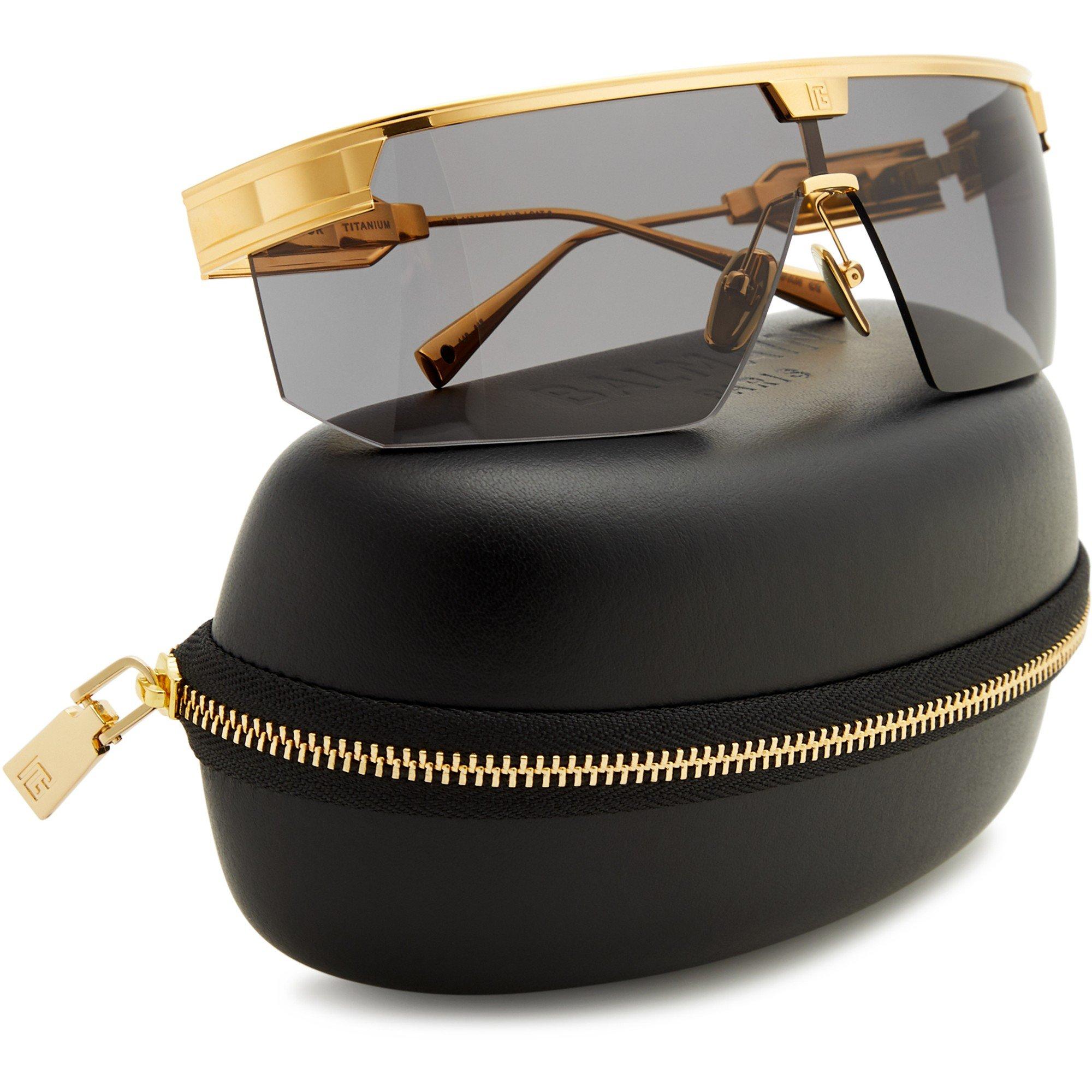 GOLD - Balmain - BAL U MAJOR CURVED MASK SG - 4