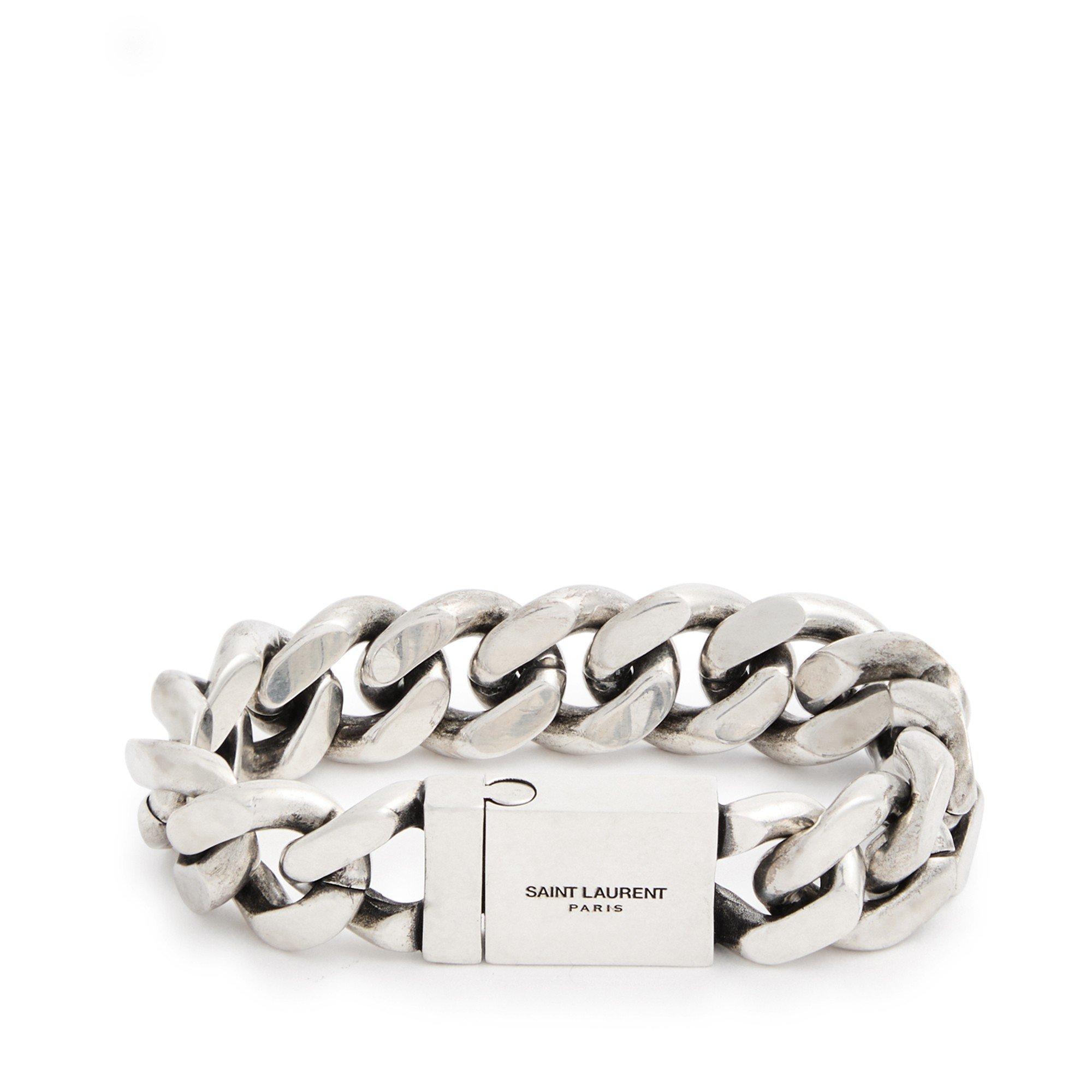 SILVER - Saint Laurent - SL COLLIER BRACELET - 1