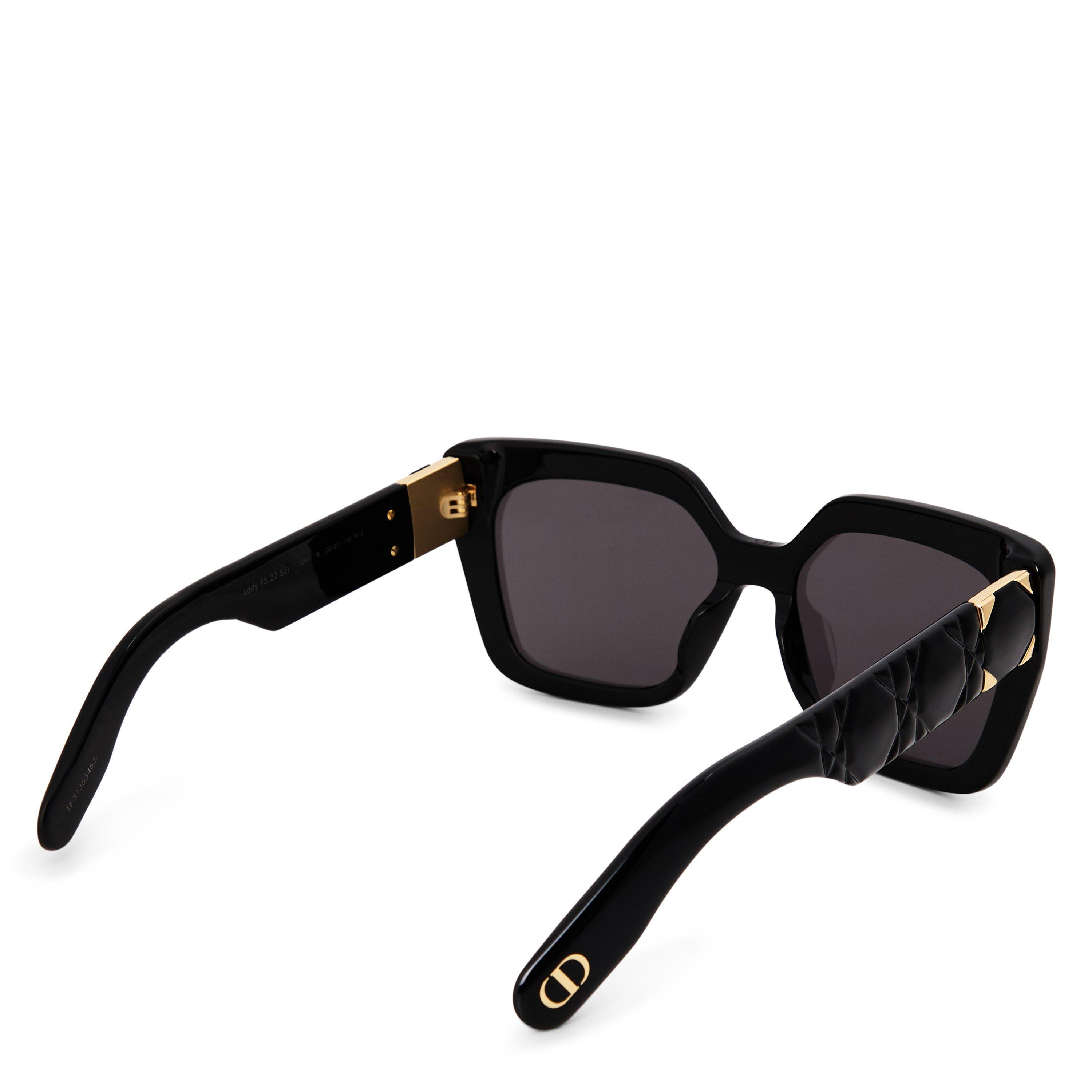 BLACK - DIOR - DIOR SQUARE ACETATE SG - 2