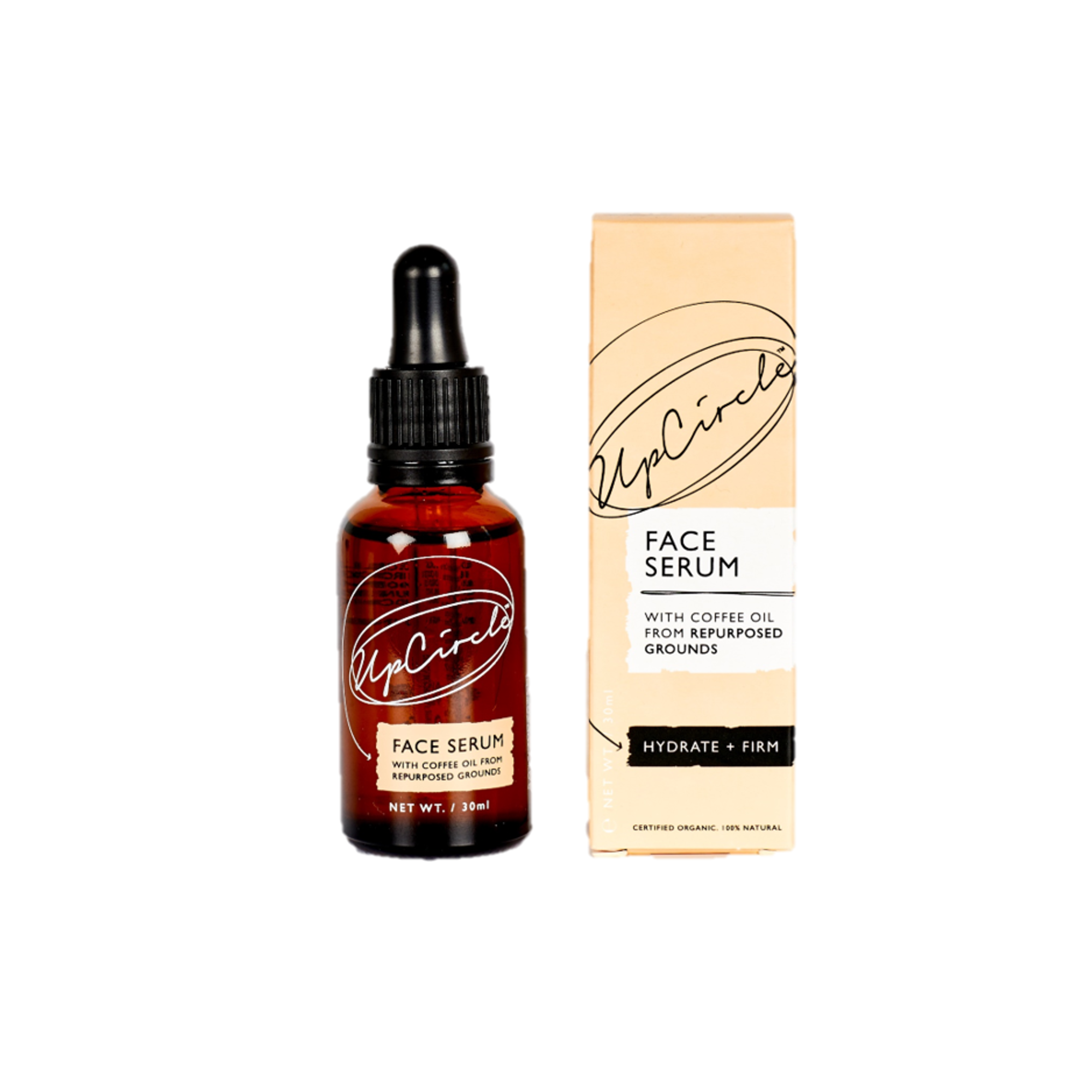 Serum - Upcircle Beauty - Organic Facial Serum with Coffee Oil 30ml - 1