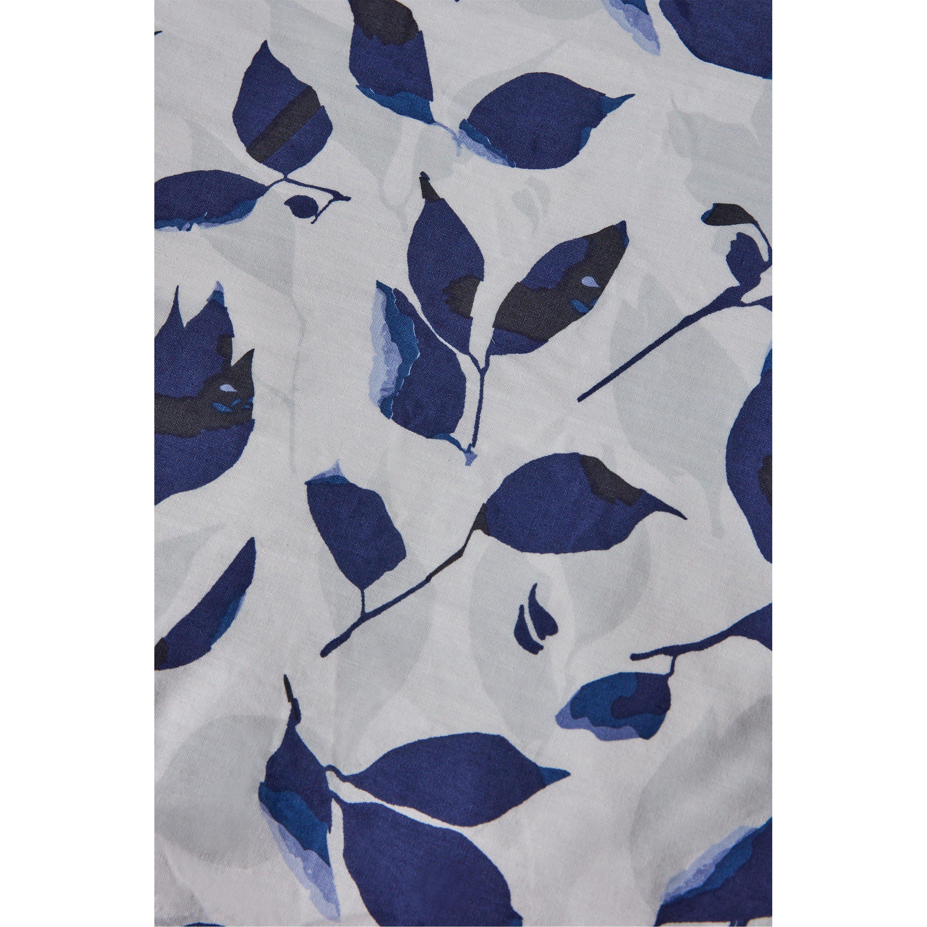 Blue - Homelife - Silhouette Indigo Duvet Set - 7
