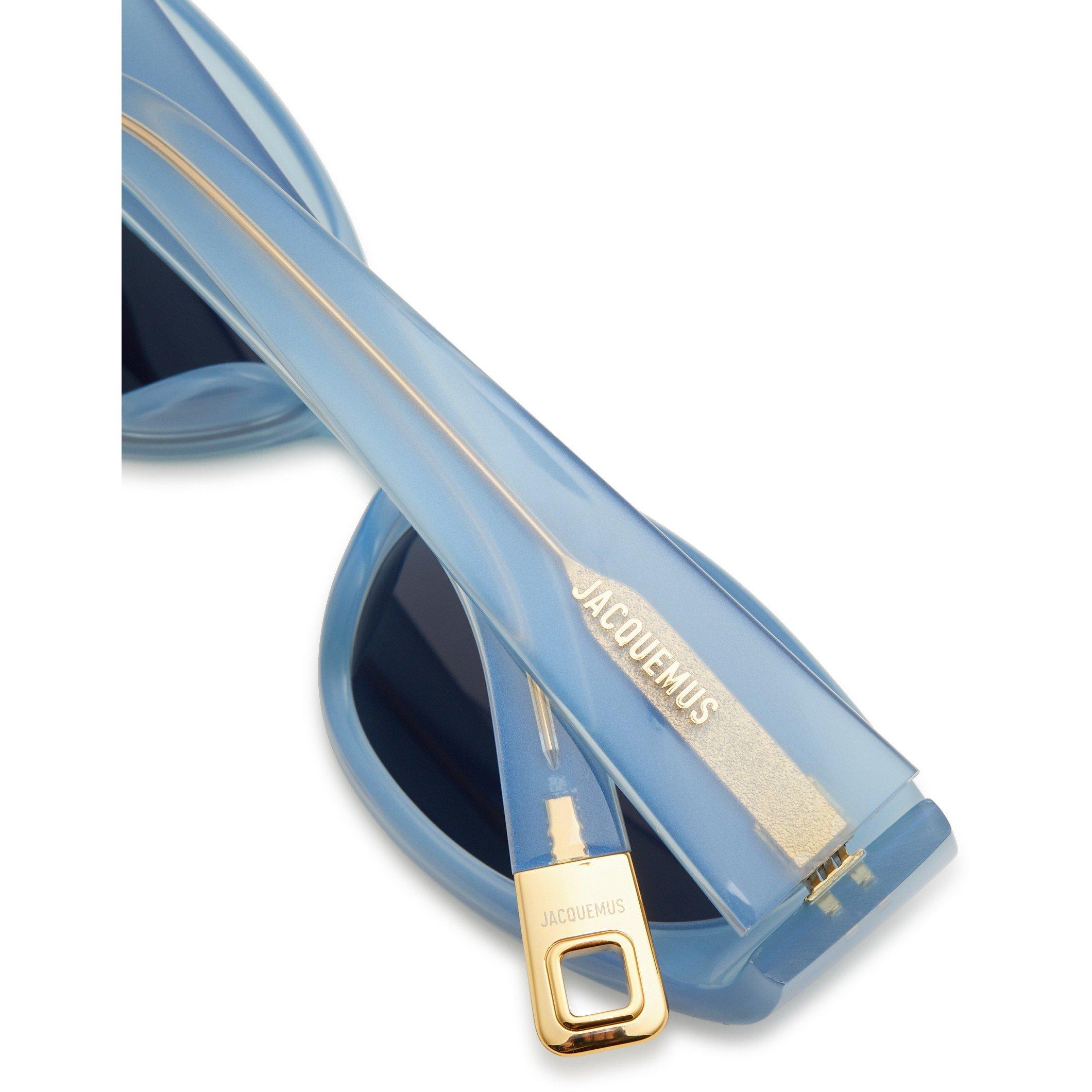 BLUE LIGHT - Linda Farrow x Jacquemus - OVALO ACETATE LFXJ SUNGLASSES - 3