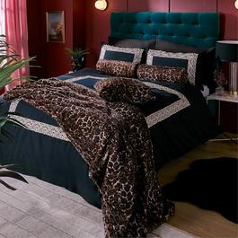 Biba Leopard Faux Fur Throw