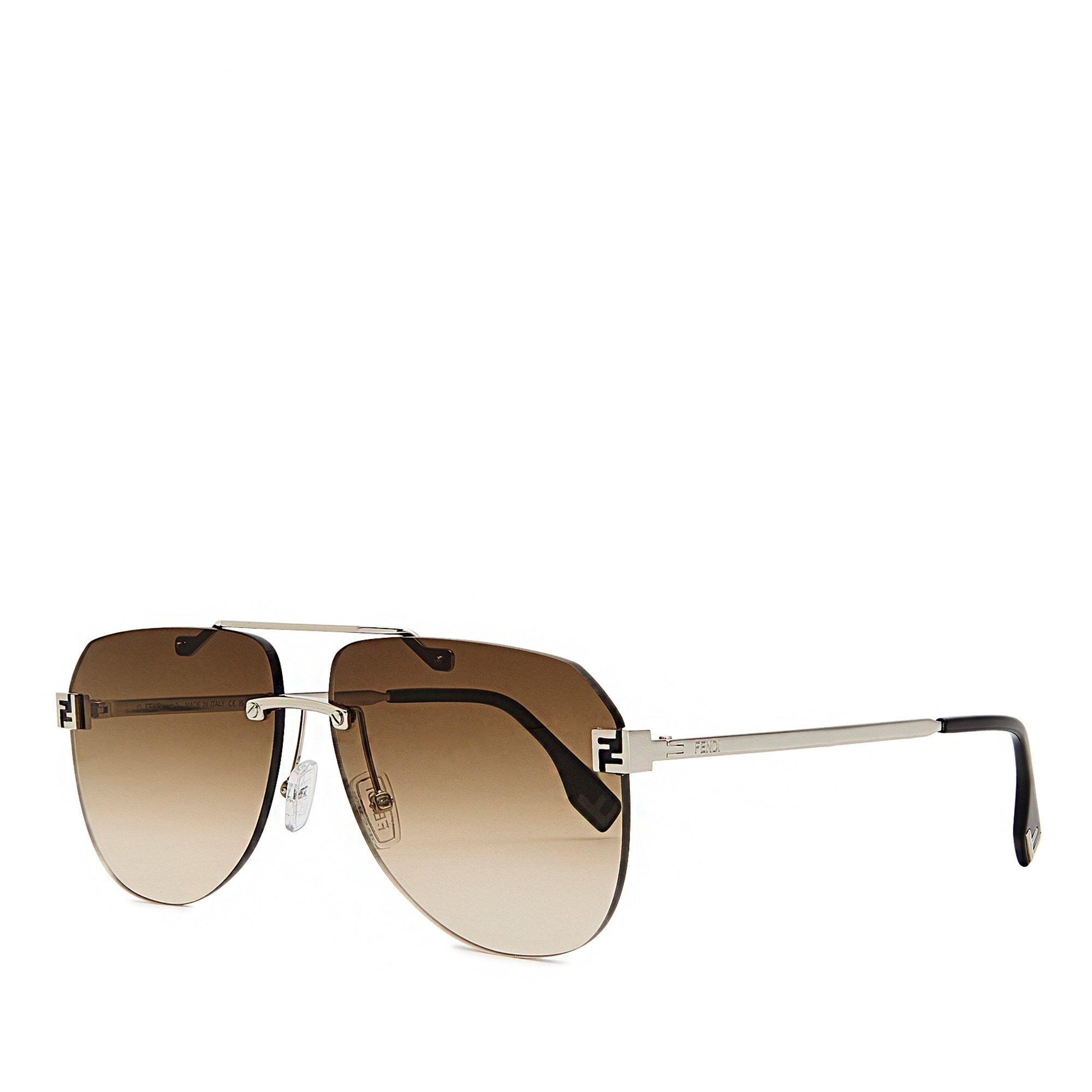 GOLD AND OTHER - Fendi - FENDI F AVIATOR METAL SG - 1