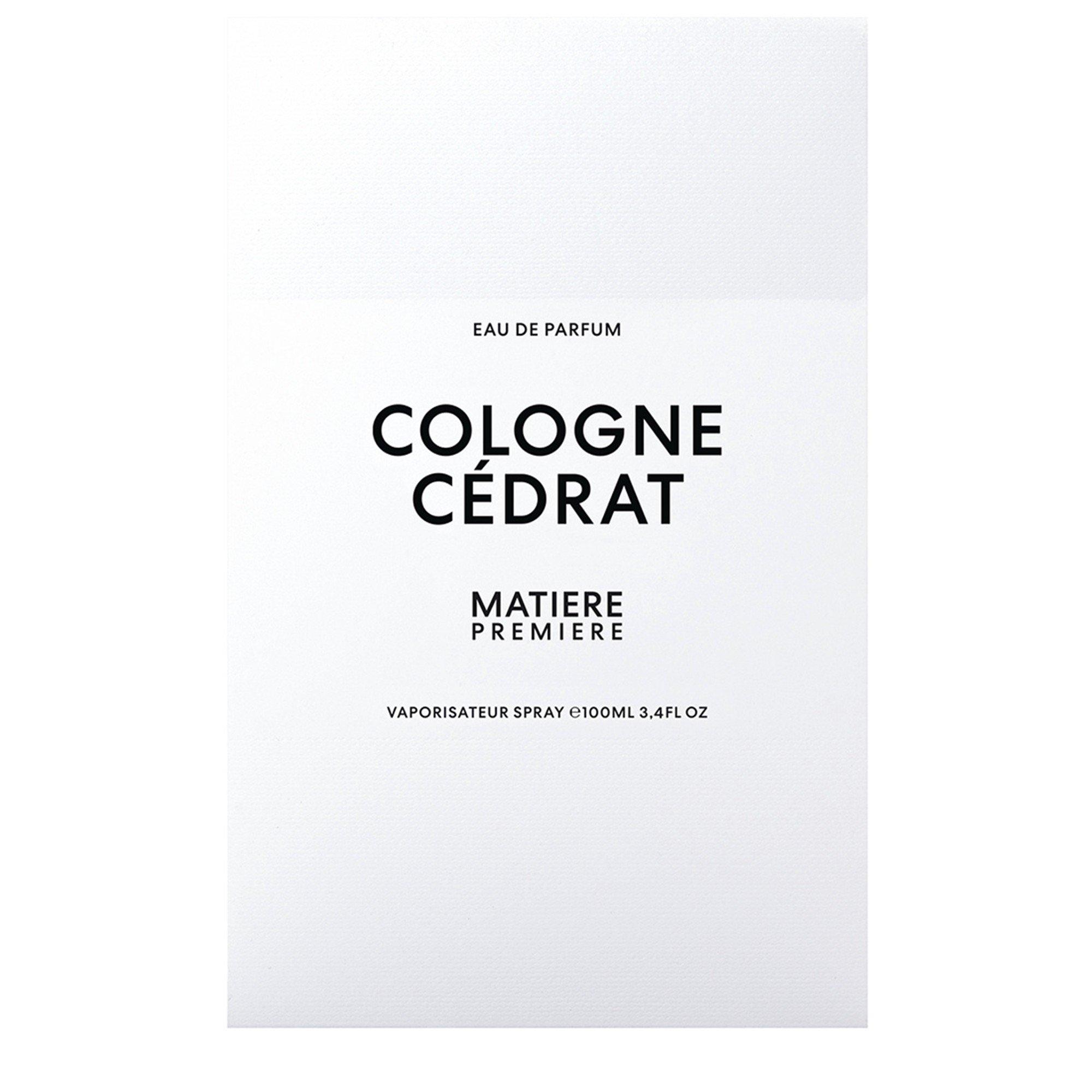 Not Applicable - Matiere Premiere - COLOGNE CEDRAT EDP 100ML - 2