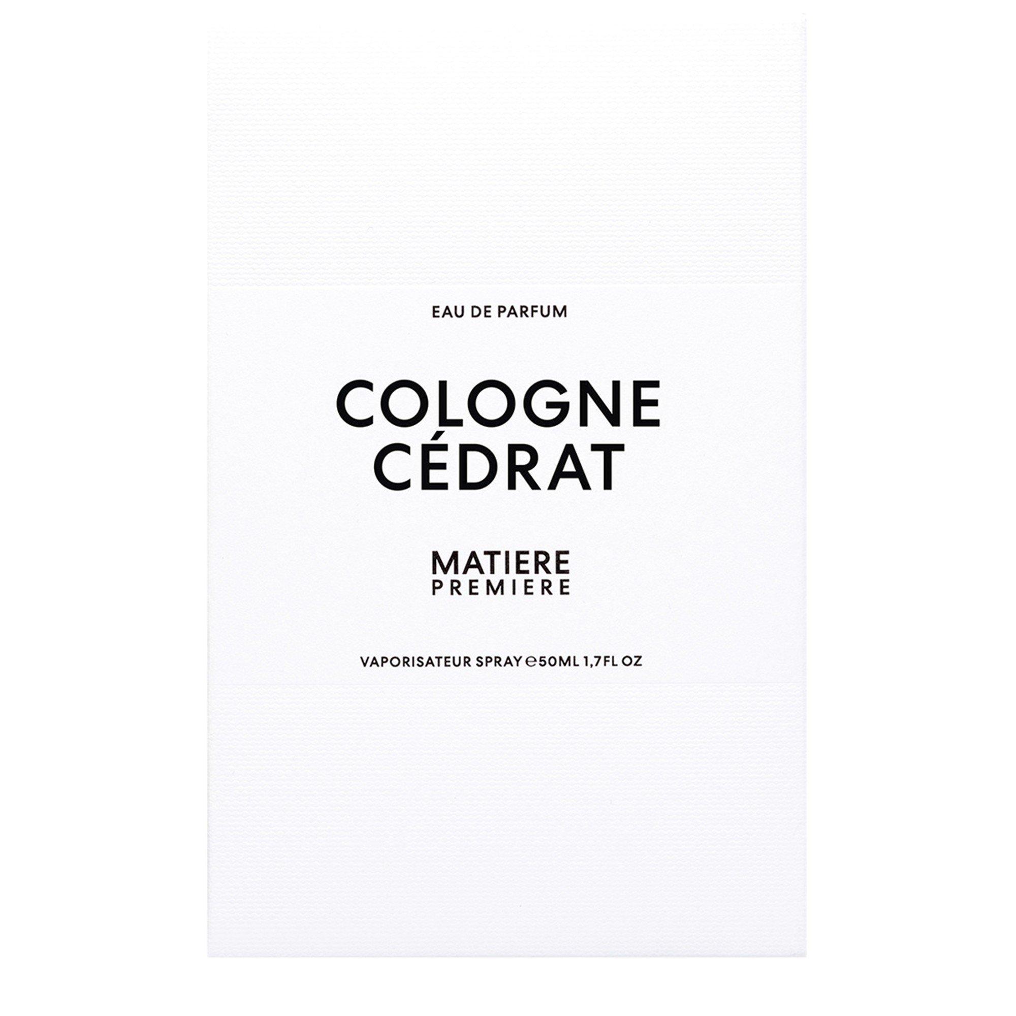 Not Applicable - Matiere Premiere - COLOGNE CEDRAT EDP 50ML - 2