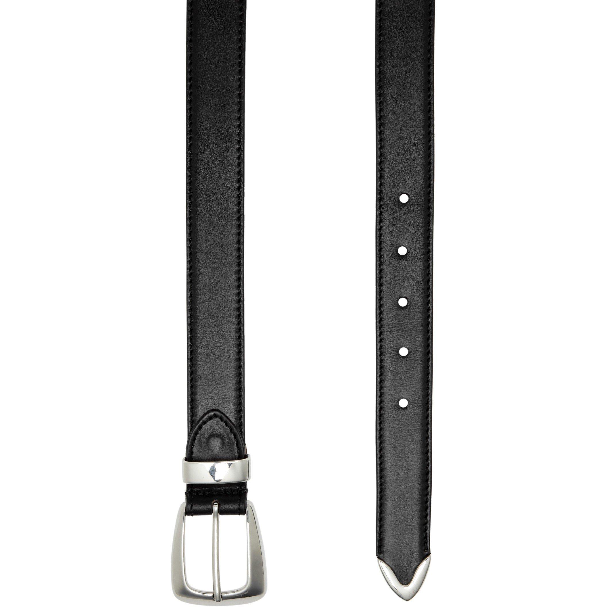 BLACK - Khaite - BENNY BELT SILVER BUCKLE - 2