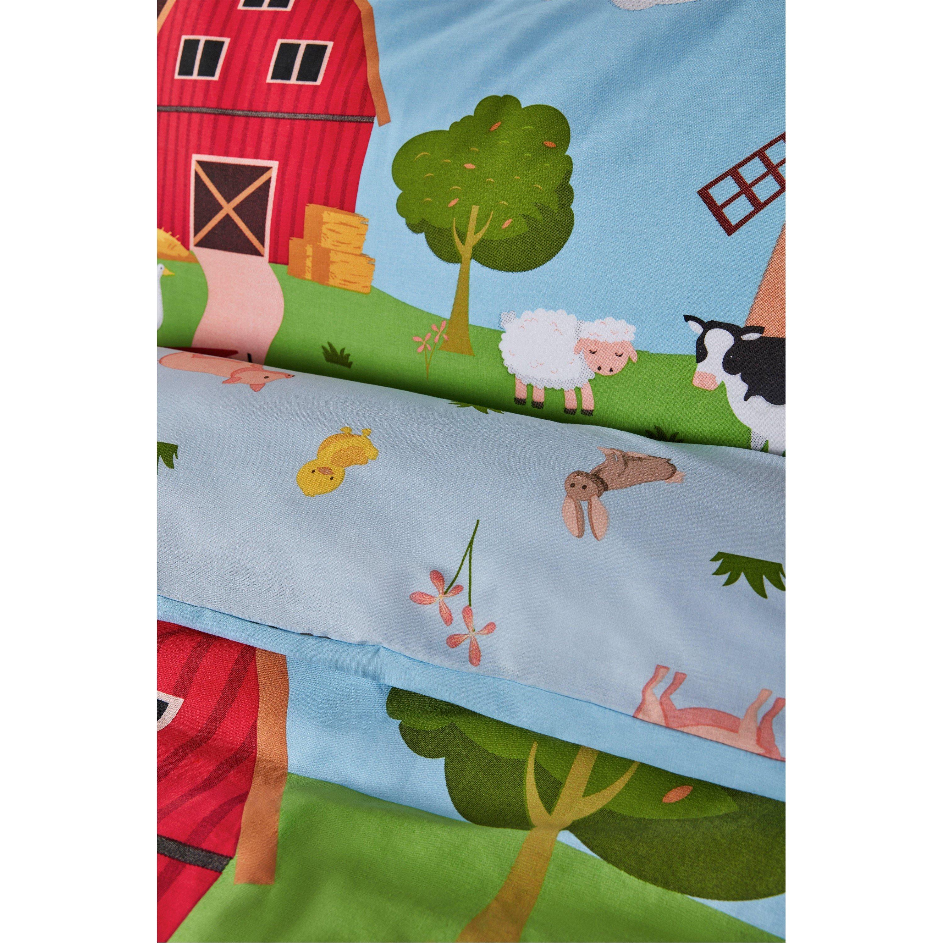 Multi - Homelife - Farmyard Kids Duvet Set - 2