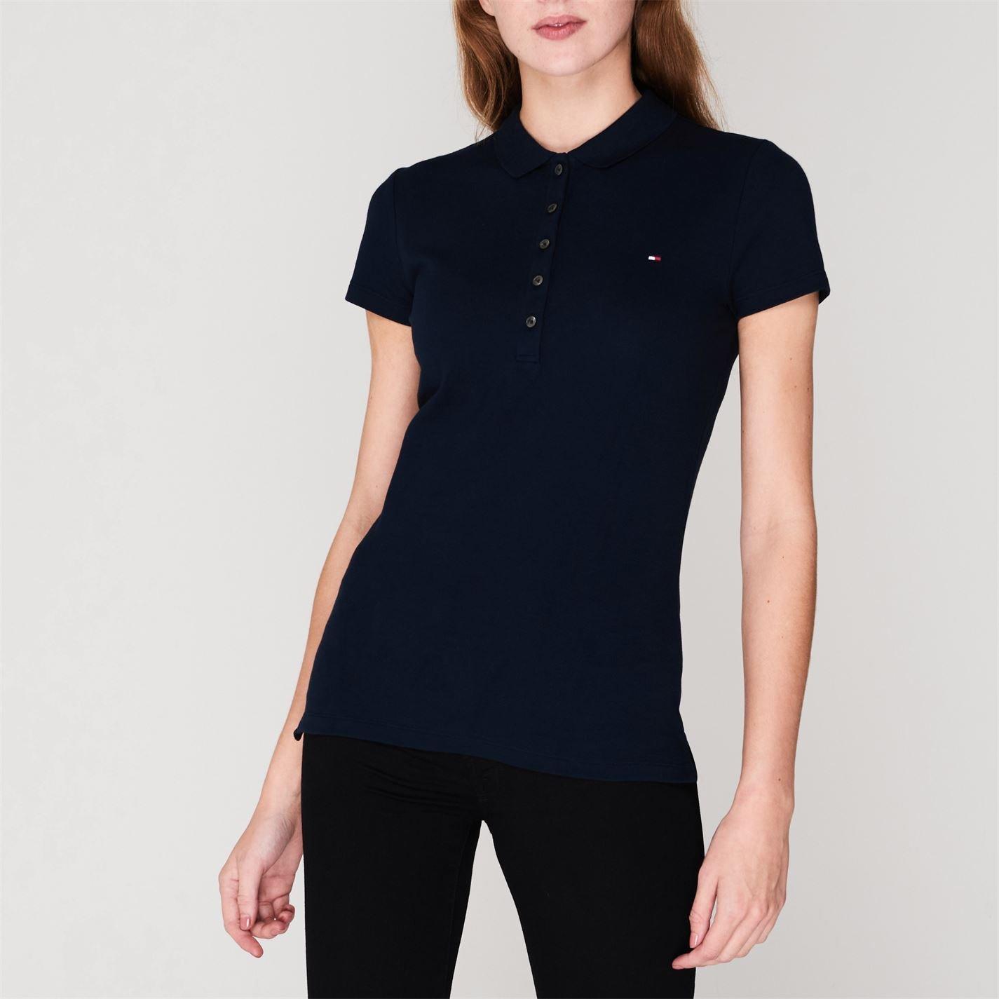 MIDNIGHT 403 - Tommy Hilfiger - Heritage Short Sleeve Slim Fit Polo Shirt Ladies - 3