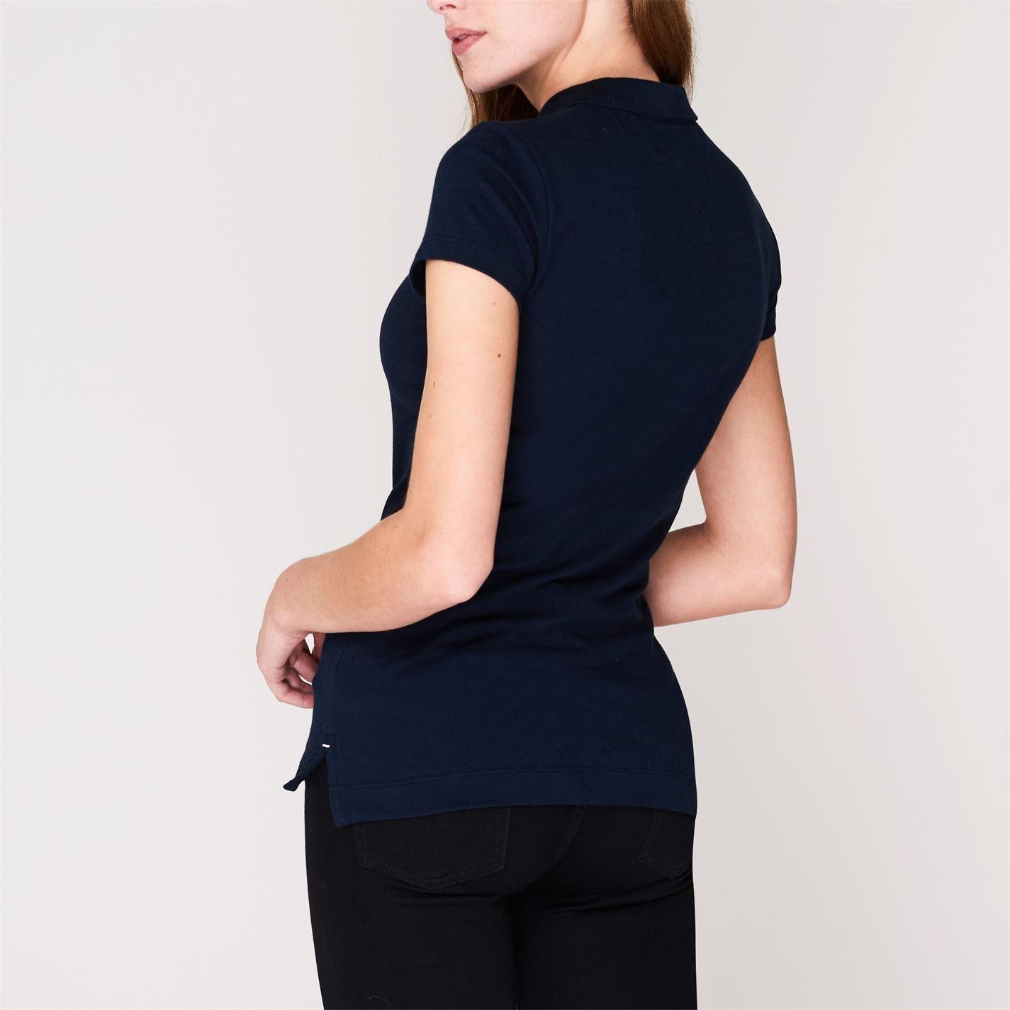 MIDNIGHT 403 - Tommy Hilfiger - Heritage Short Sleeve Slim Fit Polo Shirt Ladies - 4