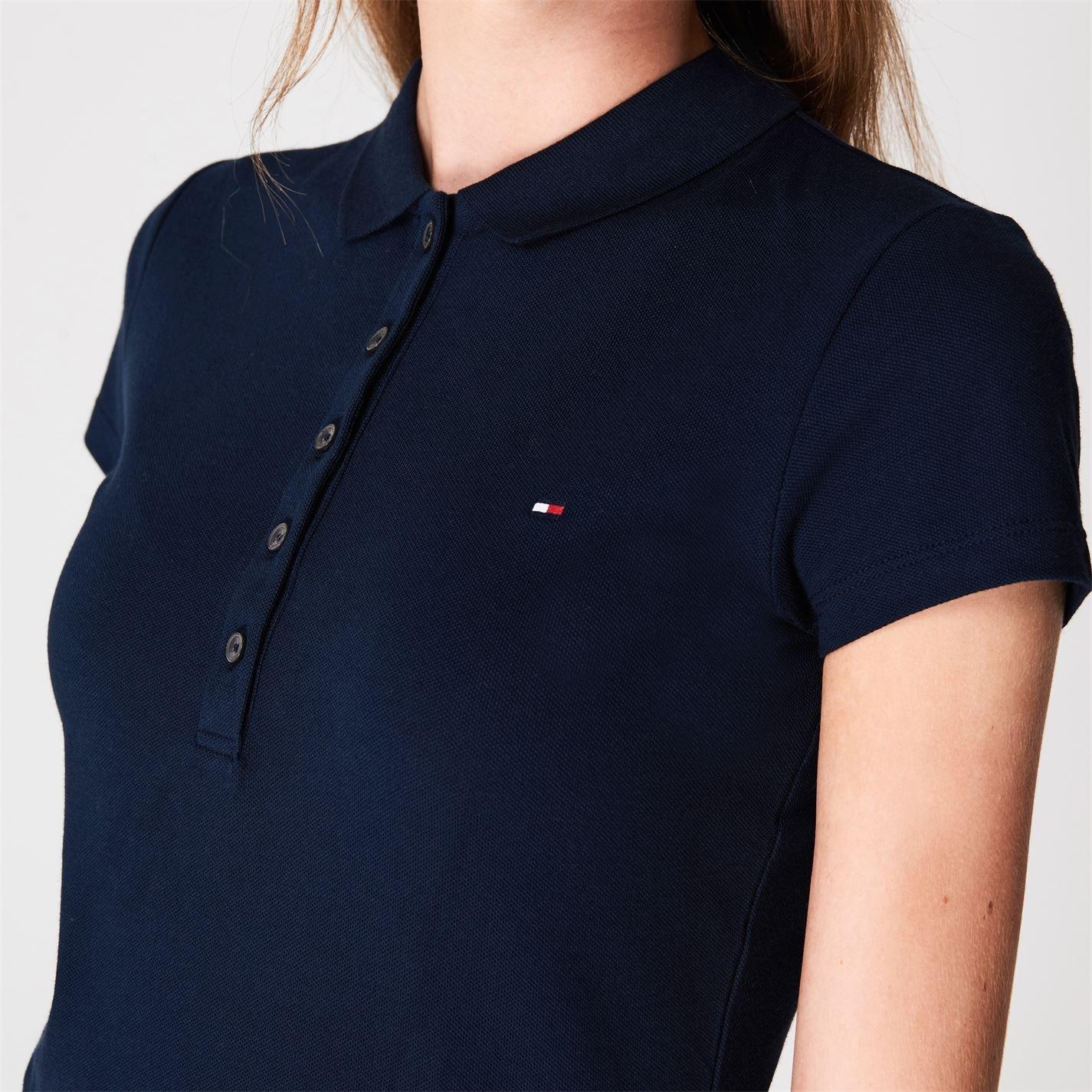 MIDNIGHT 403 - Tommy Hilfiger - Heritage Short Sleeve Slim Fit Polo Shirt Ladies - 7