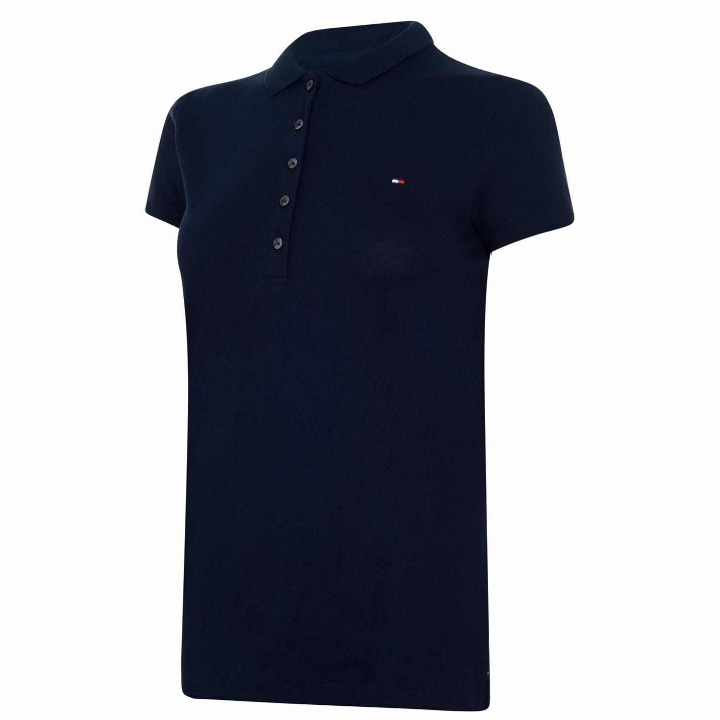 MIDNIGHT 403 - Tommy Hilfiger - Heritage Short Sleeve Slim Fit Polo Shirt Ladies - 8