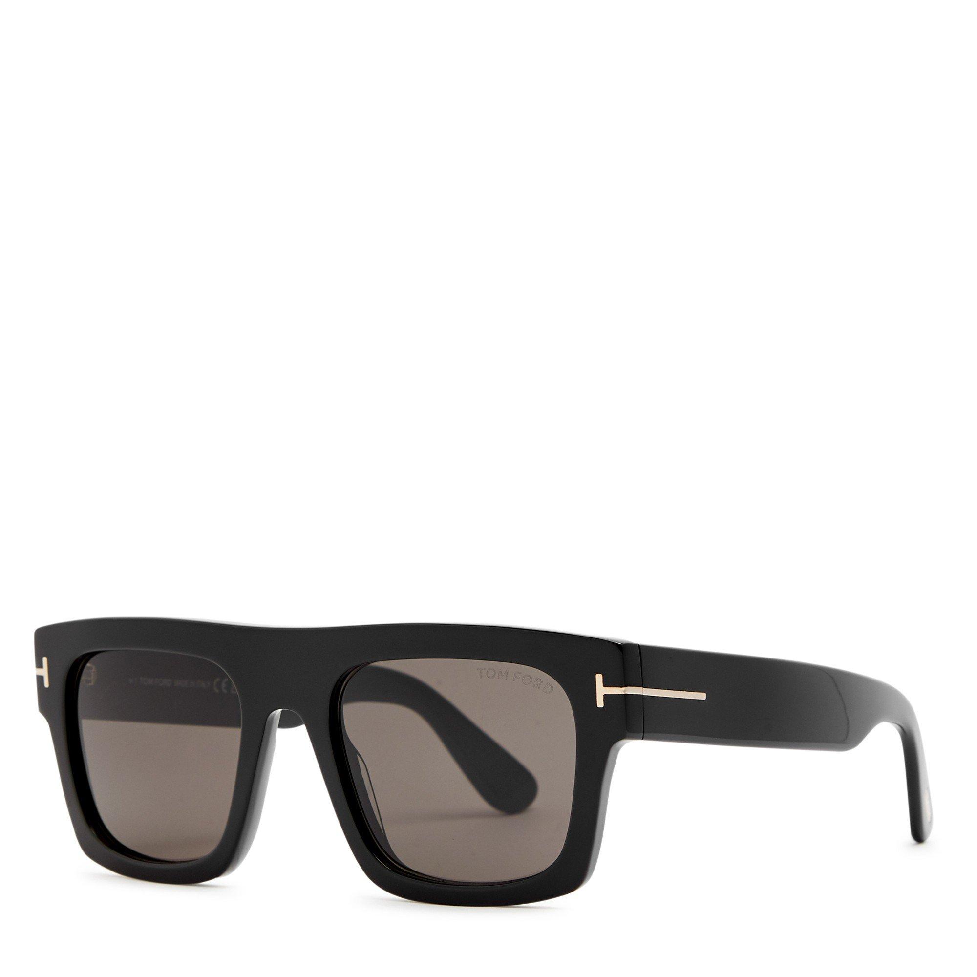BLACK - Tom Ford - TF M FAUSTO SQUARE ACETATE SG - 1