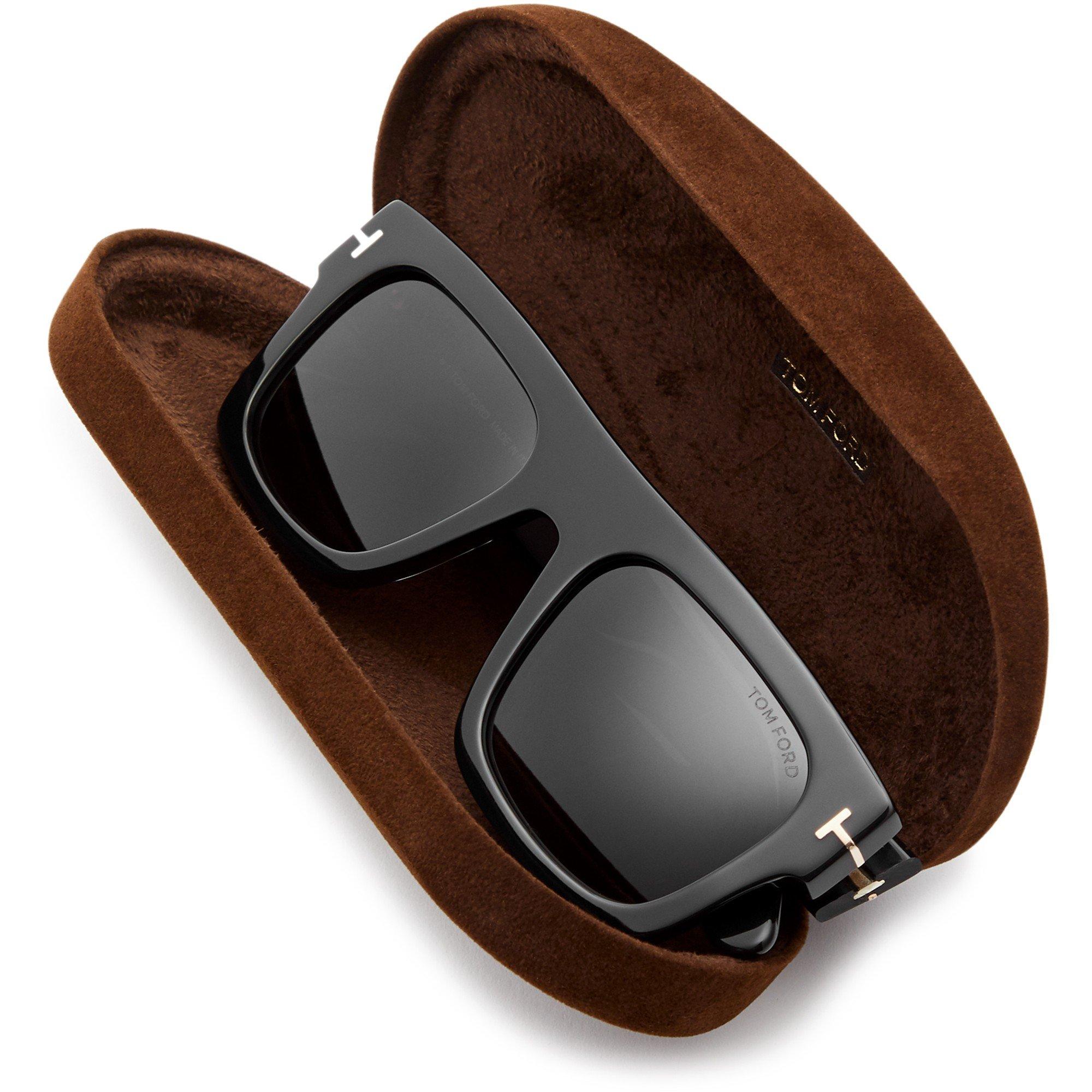 BLACK - Tom Ford - TF M FAUSTO SQUARE ACETATE SG - 4