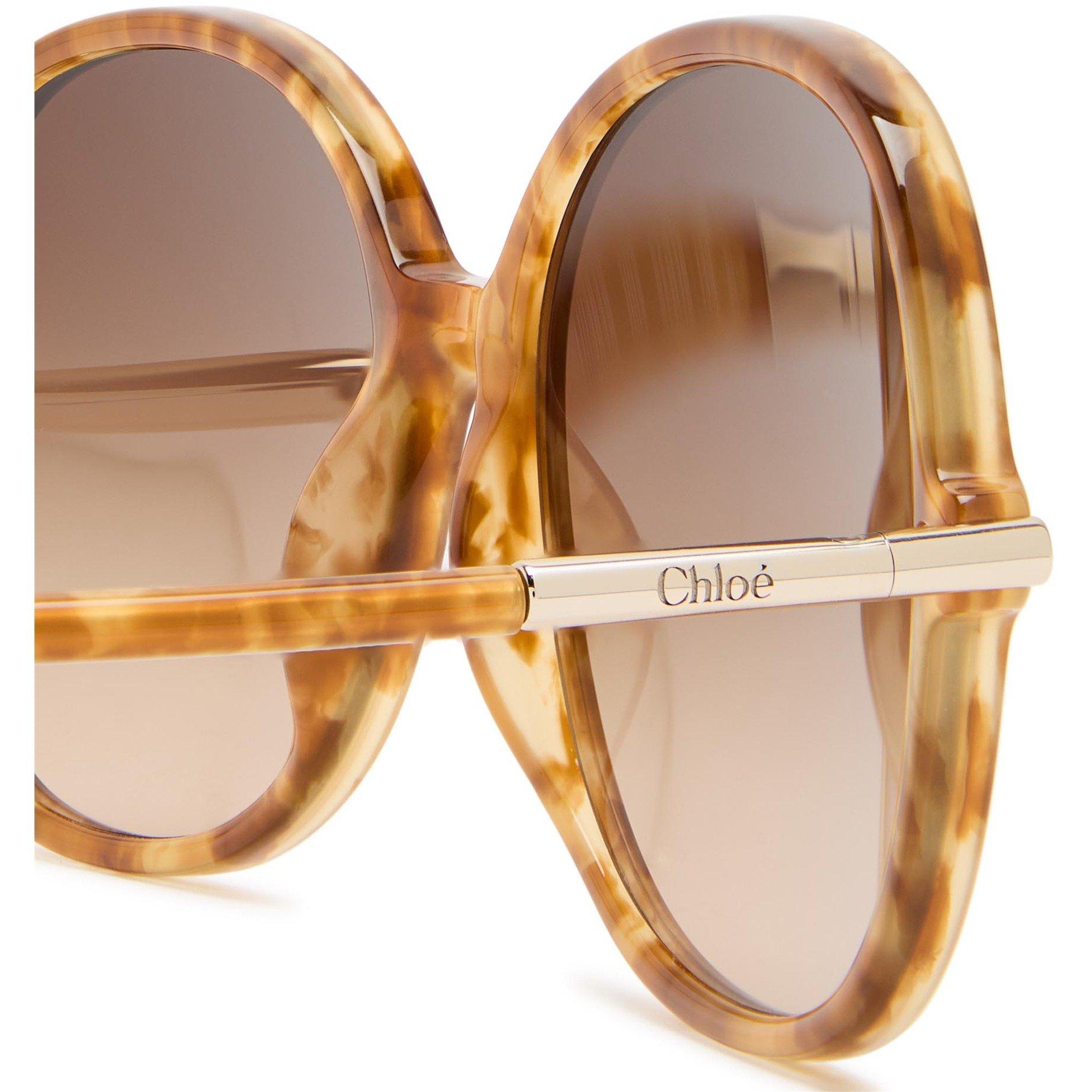 BROWN HAVANA - Chloe - CHLOE F OS METAL SG - 3