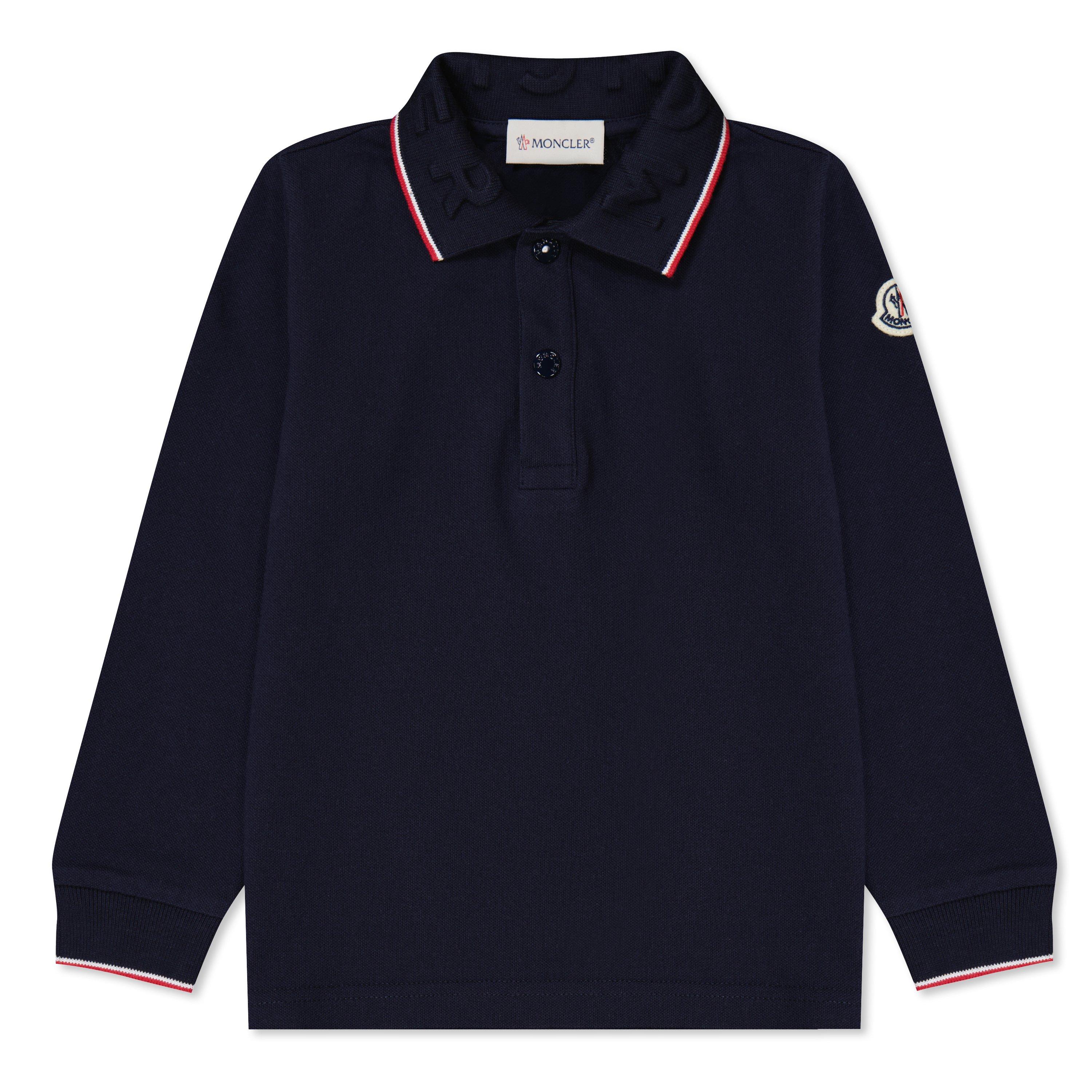 Moncler long sleeve polo discount