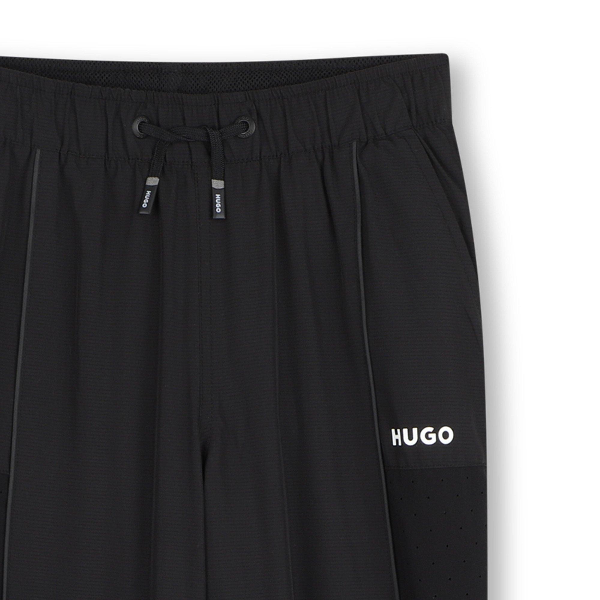 Black 09B - Hugo - Hugo Nylon Pant Jn62 - 3