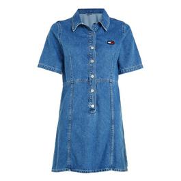 Tommy Jeans Slim Short Sleeve Denim Dress