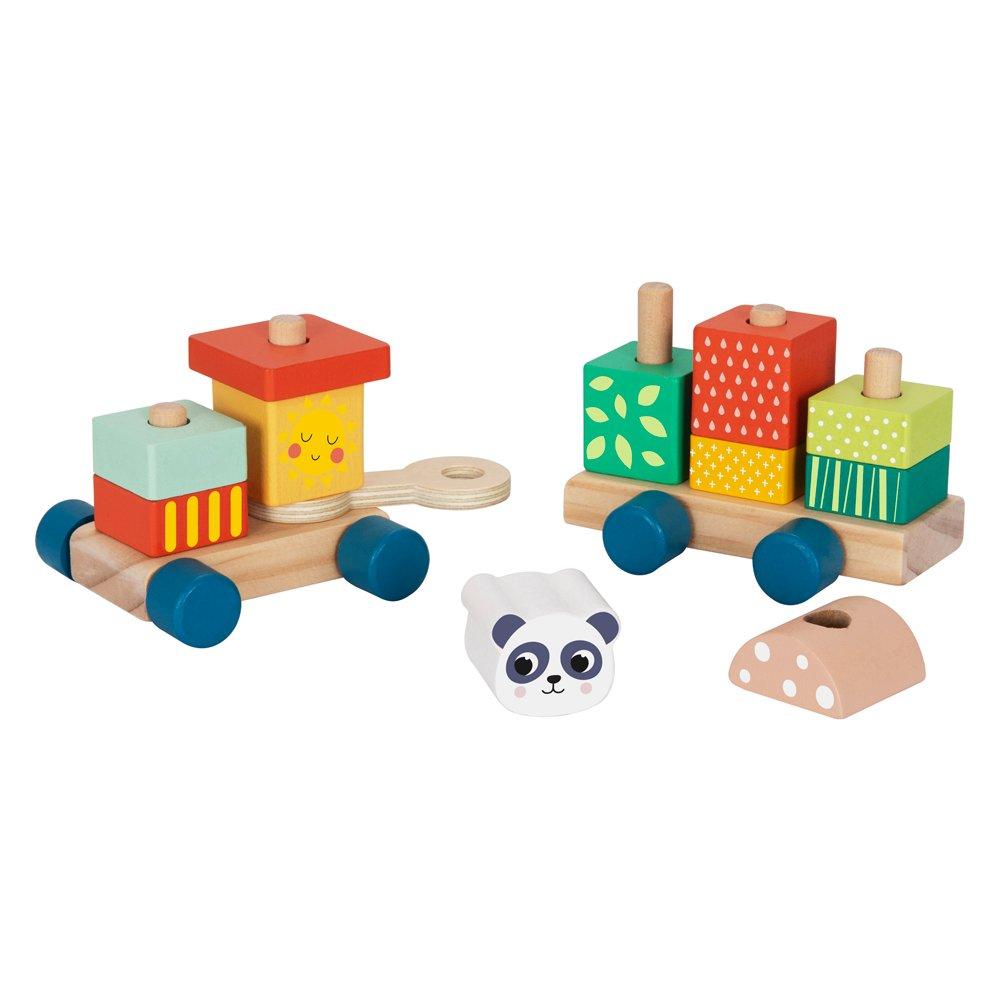 Multi - Tooky Toy - Stacking Train - Christmas - 2