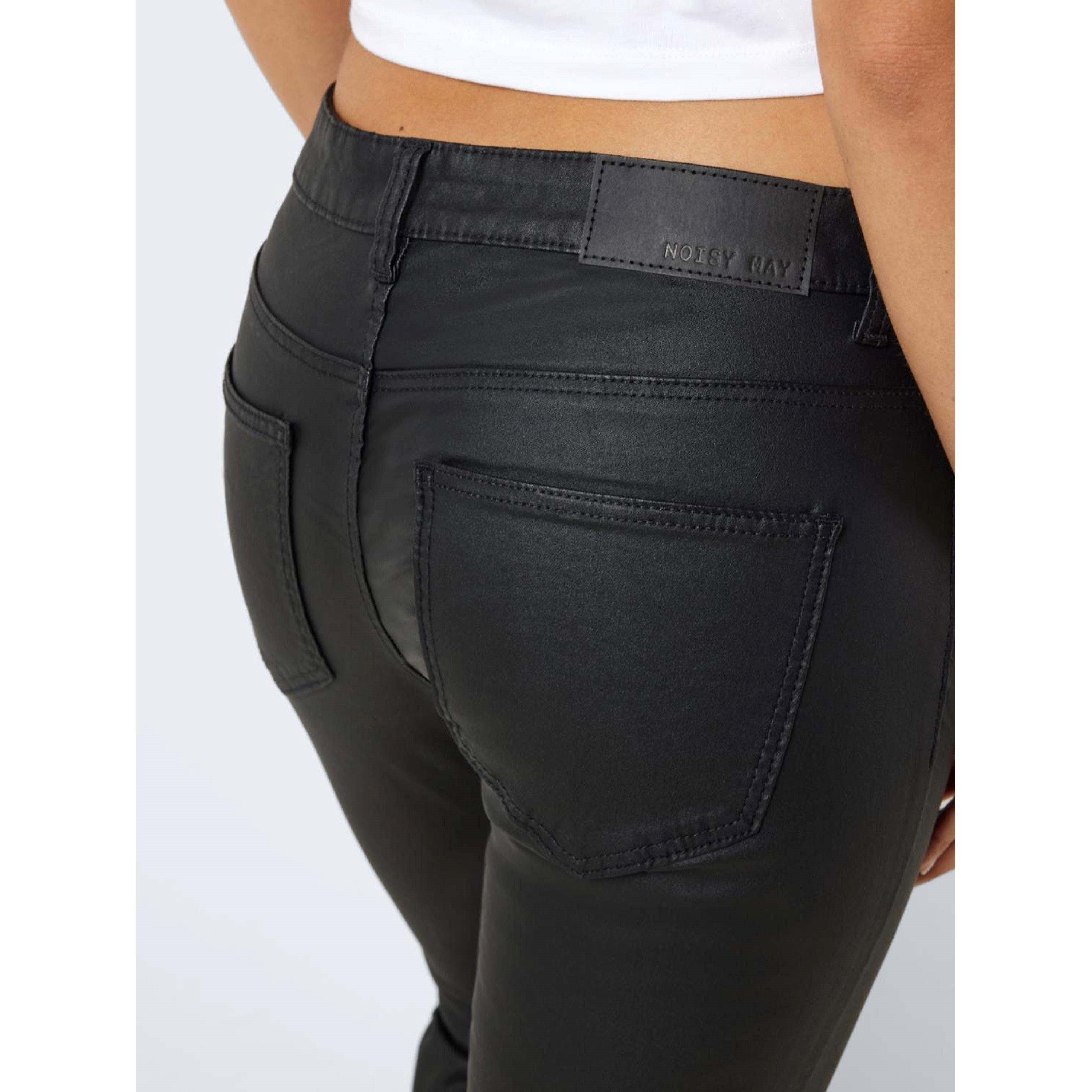 Nero - Noisy May - Coated Skinny Trousers - 6