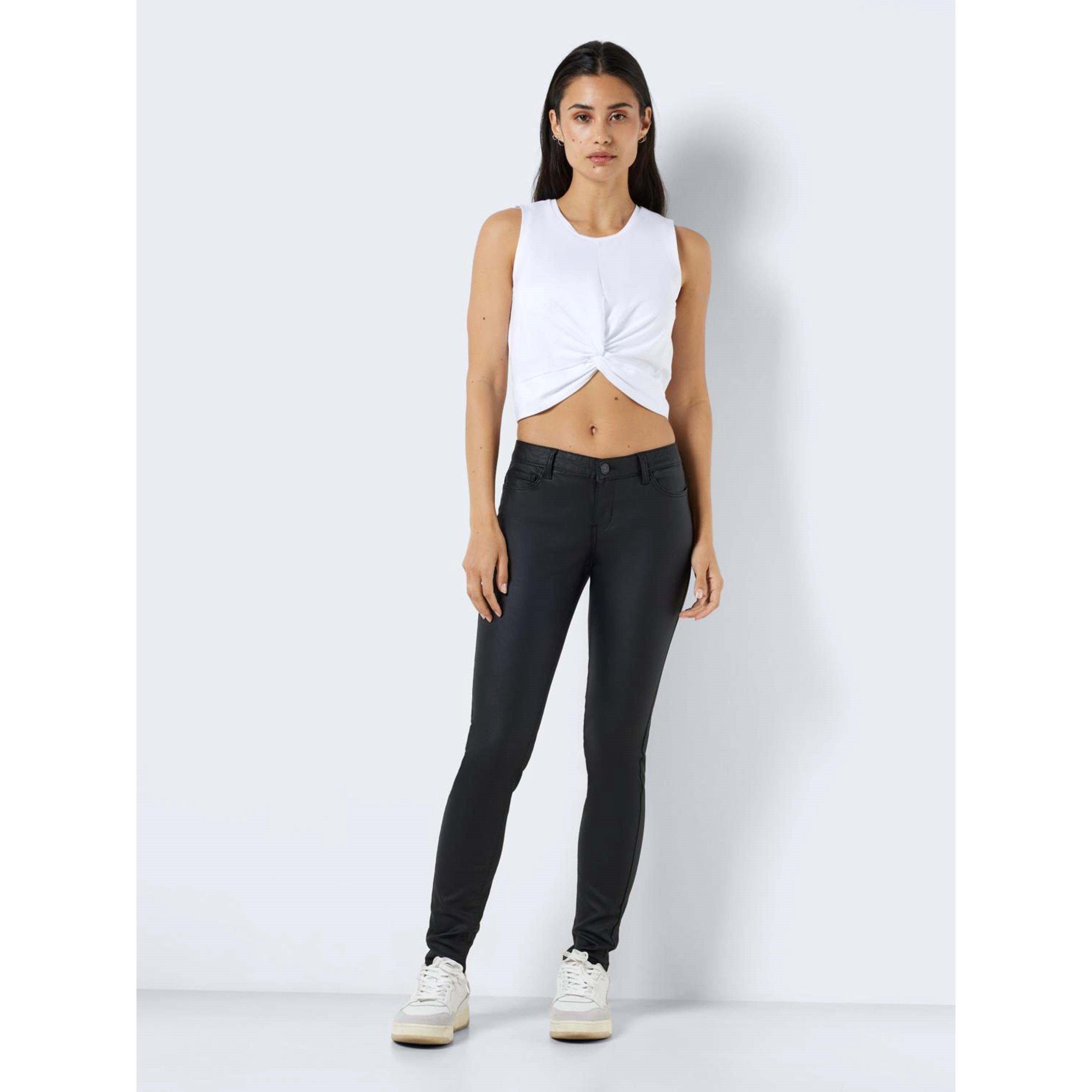 Nero - Noisy May - Coated Skinny Trousers - 7