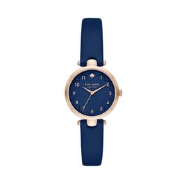 Kate Spade New York Holland Three Hand Blue Leather Watch KSW1699