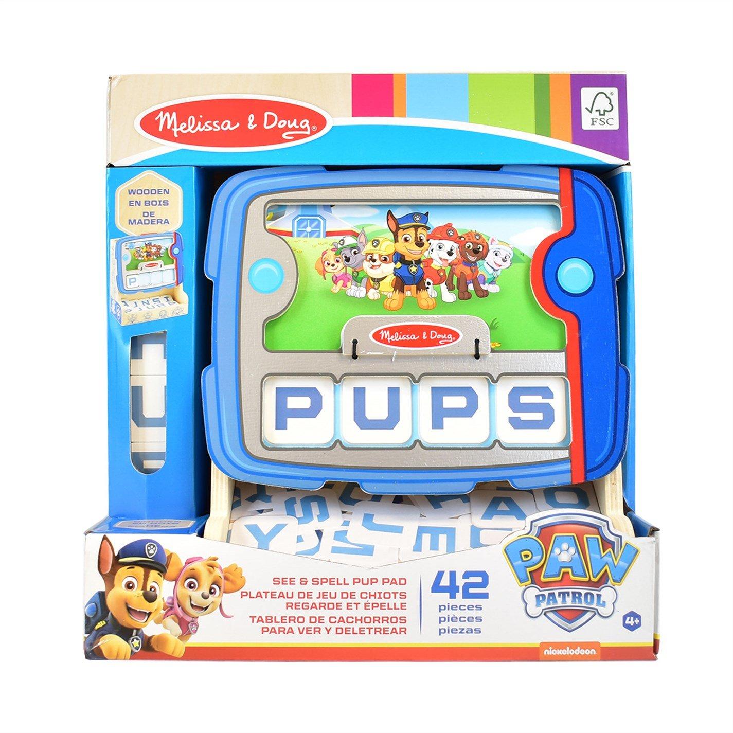 Melissa And Doug  Kids Paw Patrol See And Spell Pup Pad Pre-School Toys - 