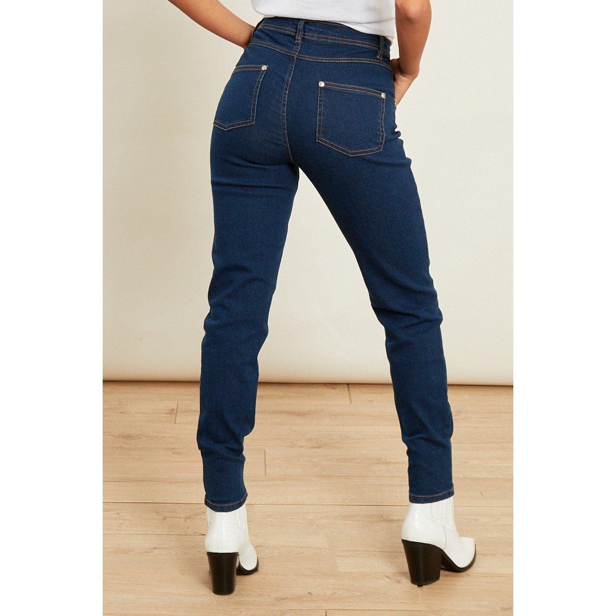 Blue - Wednesday Girls - High-Waist Skinny Trousers - 2
