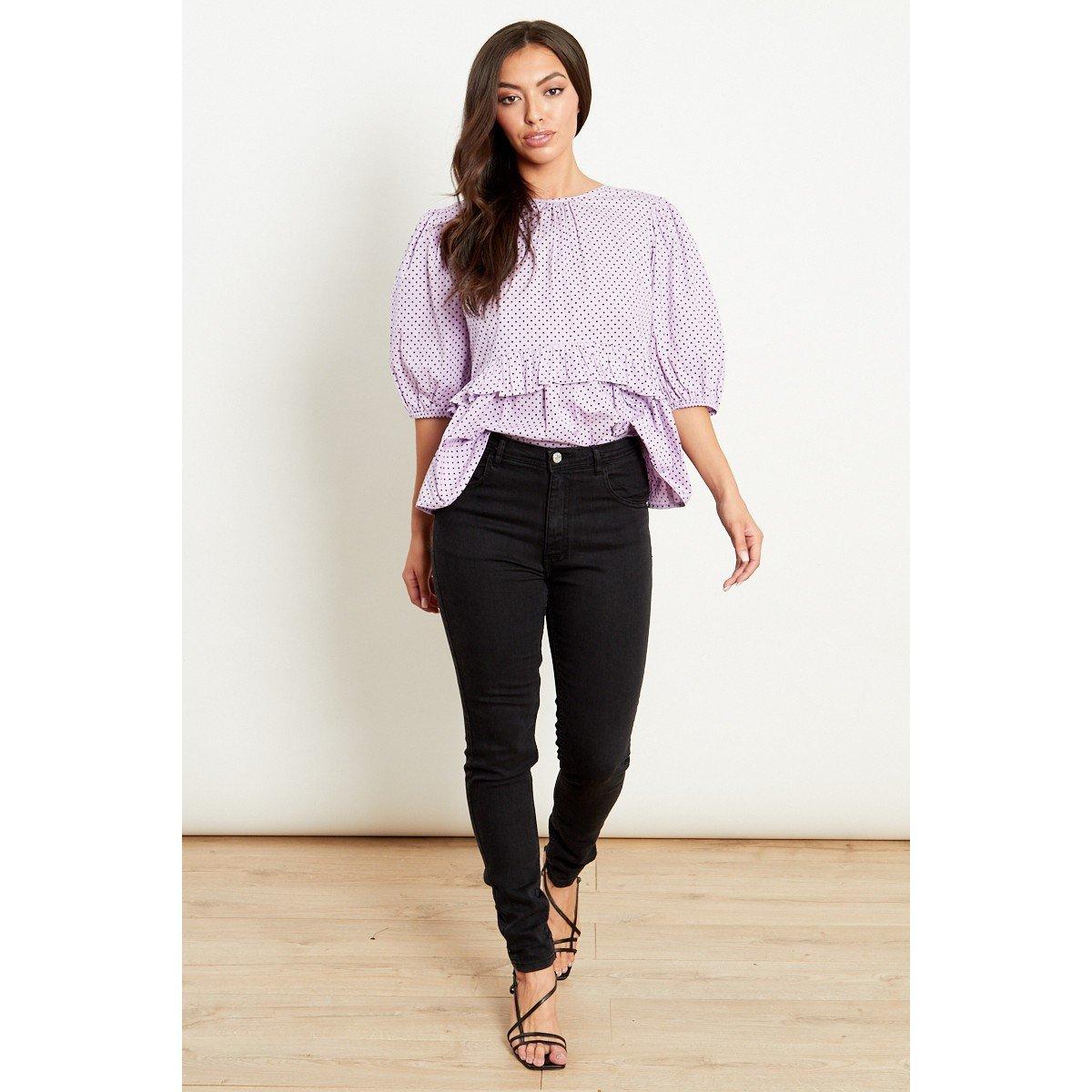 Black - Wednesday Girls - Women's High Waist Skinny Trouser - 1
