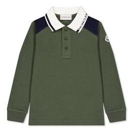 Moncler Cotton Polo Shirt Juniors