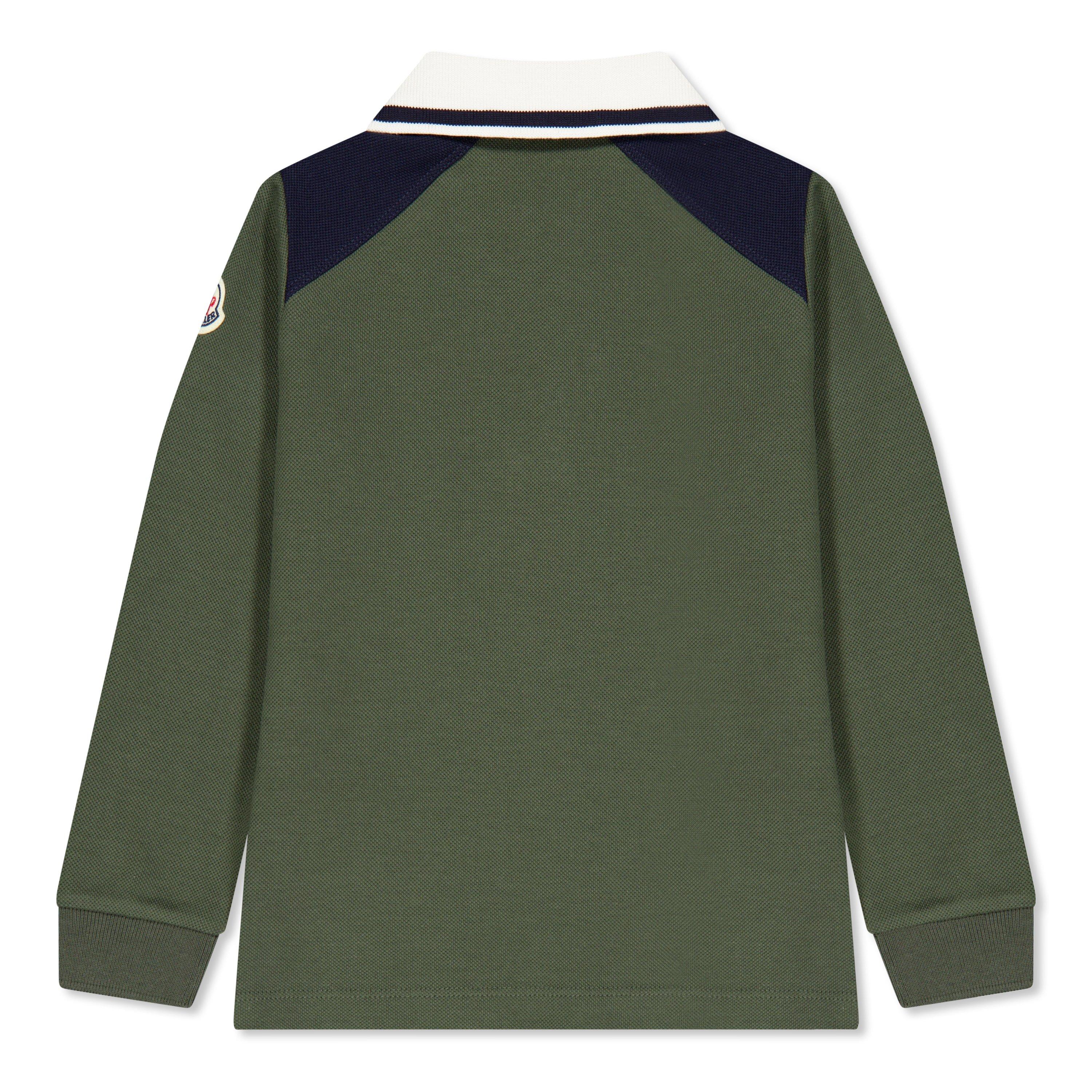 White 034 - Moncler - Cotton Polo Shirt Juniors - 2