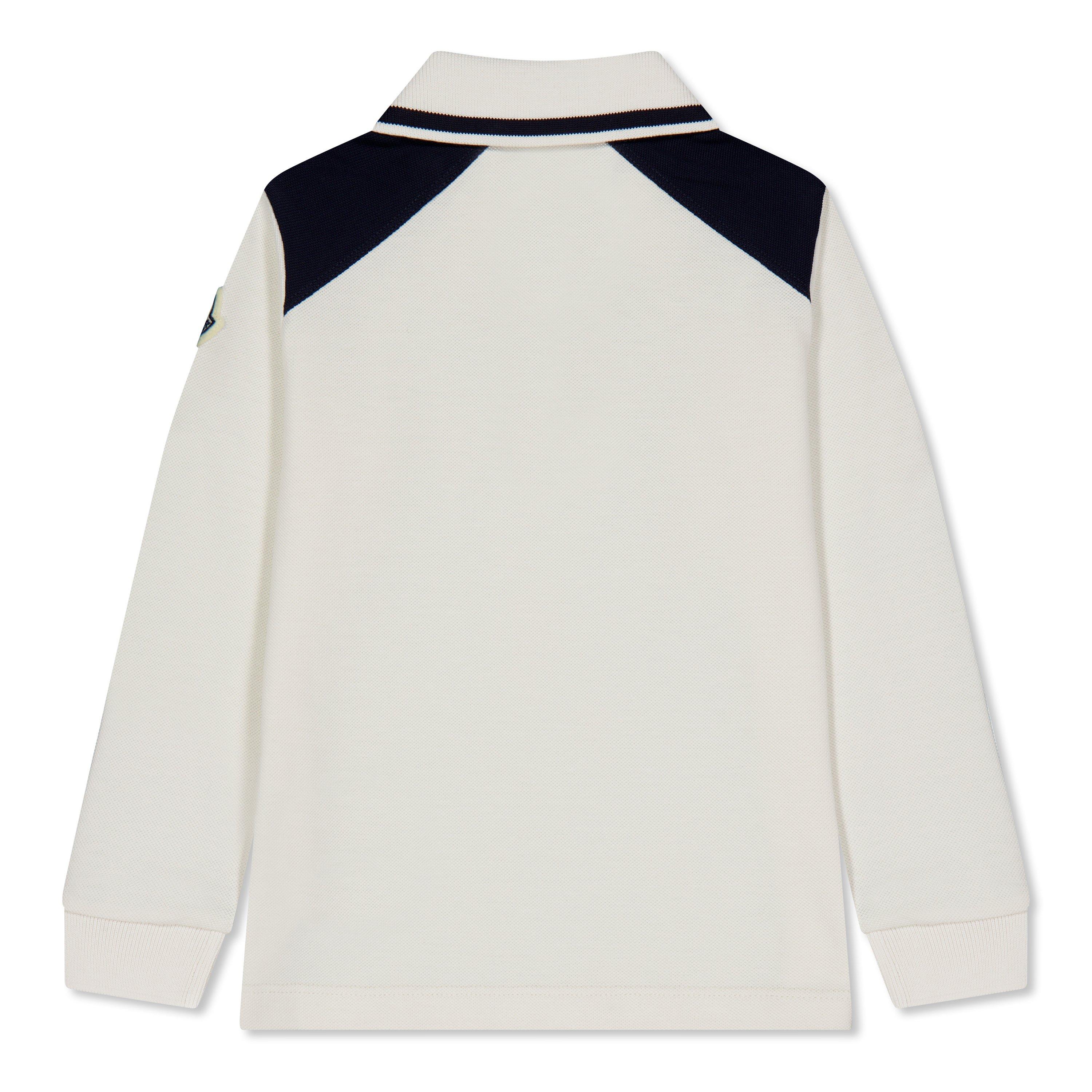 Khaki 830 - Moncler - Cotton Polo Shirt Juniors - 2