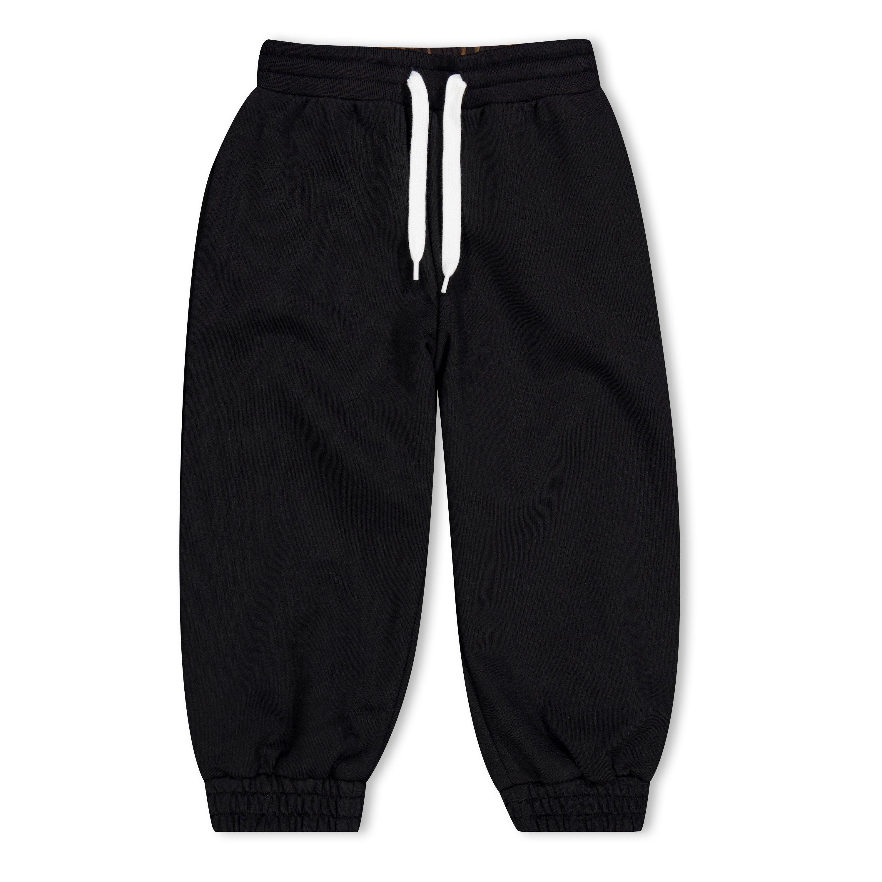 Black F11FU - Fendi - Reversible Jogging Bottoms Juniors - 1