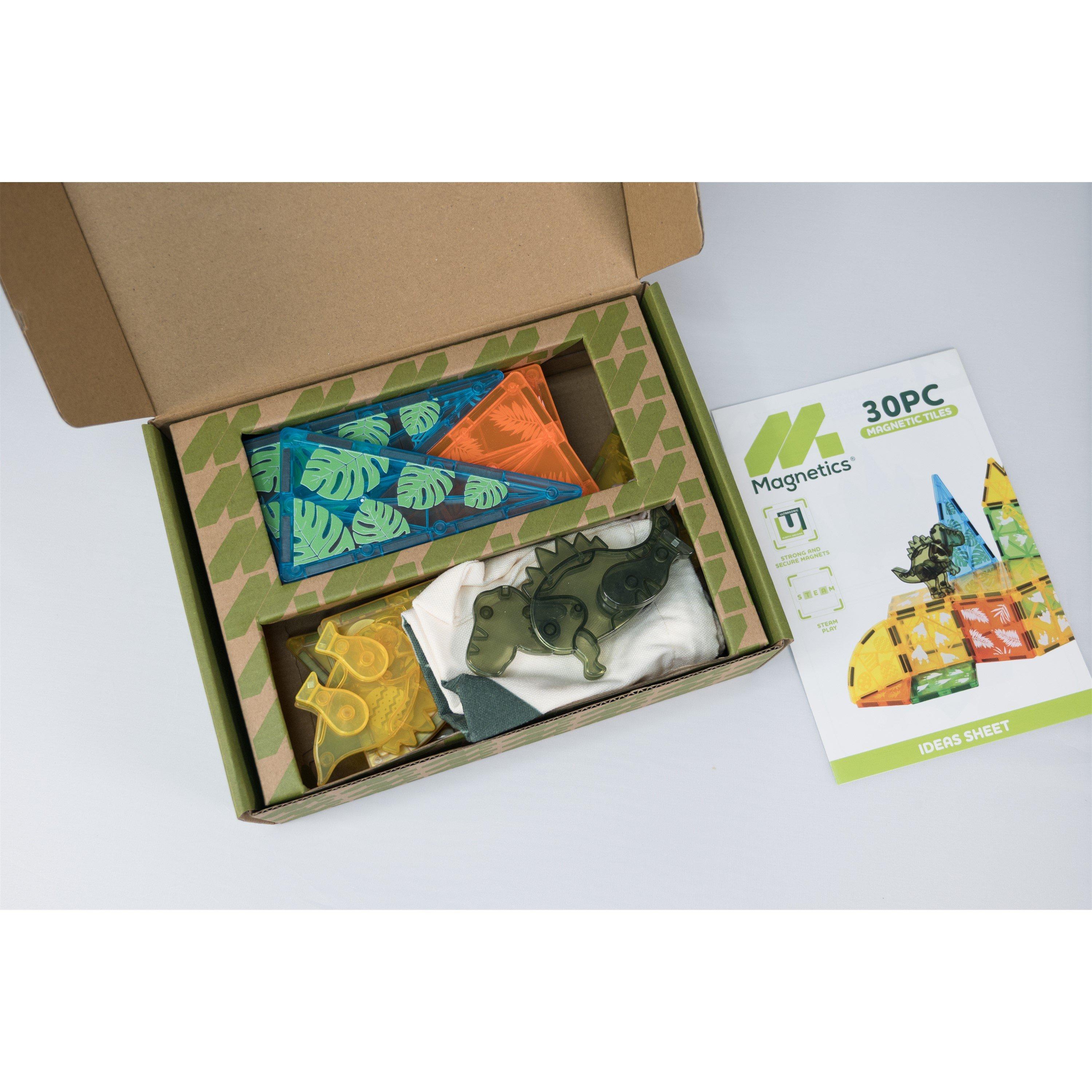 30 pcs - Magnetics - Magnetic tiles Dino set 30 pcs - 2