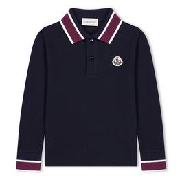 Moncler Long Sleeve Polo Shirt Juniors