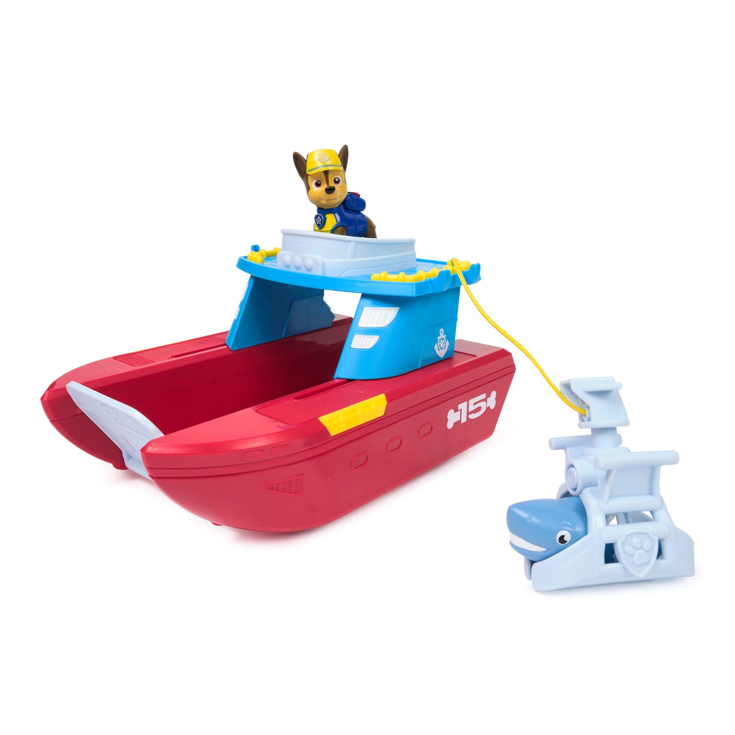 Multi - Paw Patrol - PAW Patrol Sea Patroller Playset with Chase and Shark Figure - 2