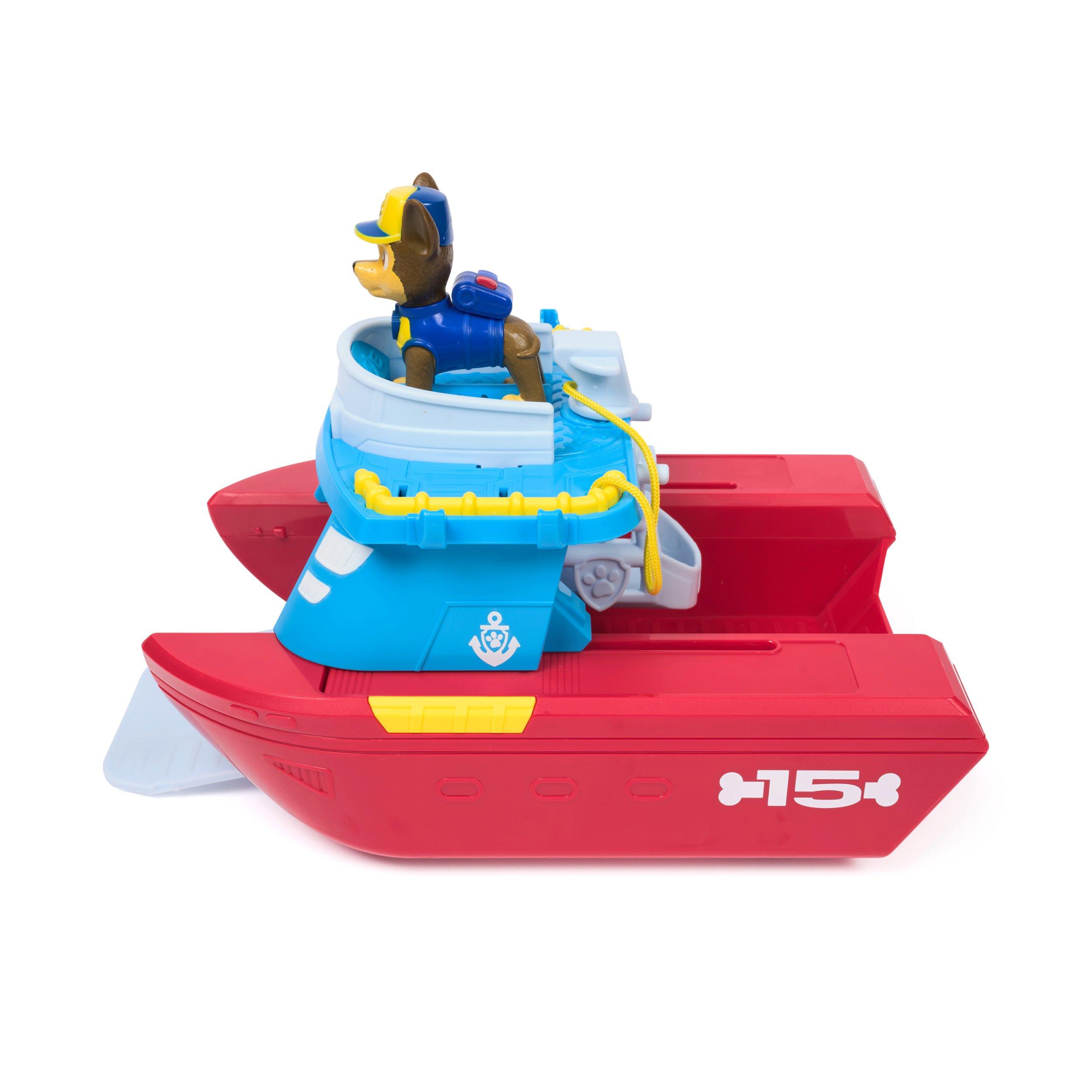 Multi - Paw Patrol - PAW Patrol Sea Patroller Playset with Chase and Shark Figure - 6