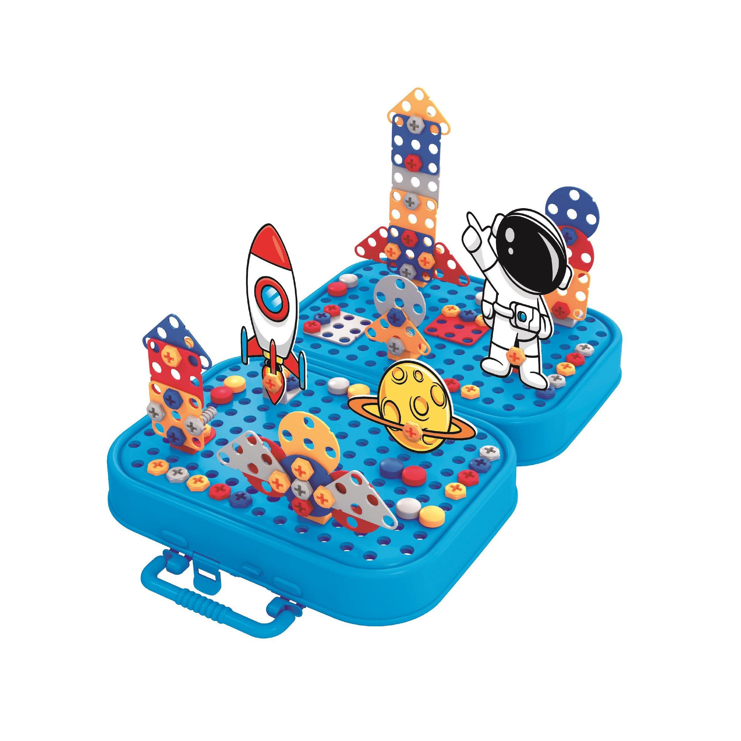 Multi - Eddy Toys - Box Space 228 Piece Building Block