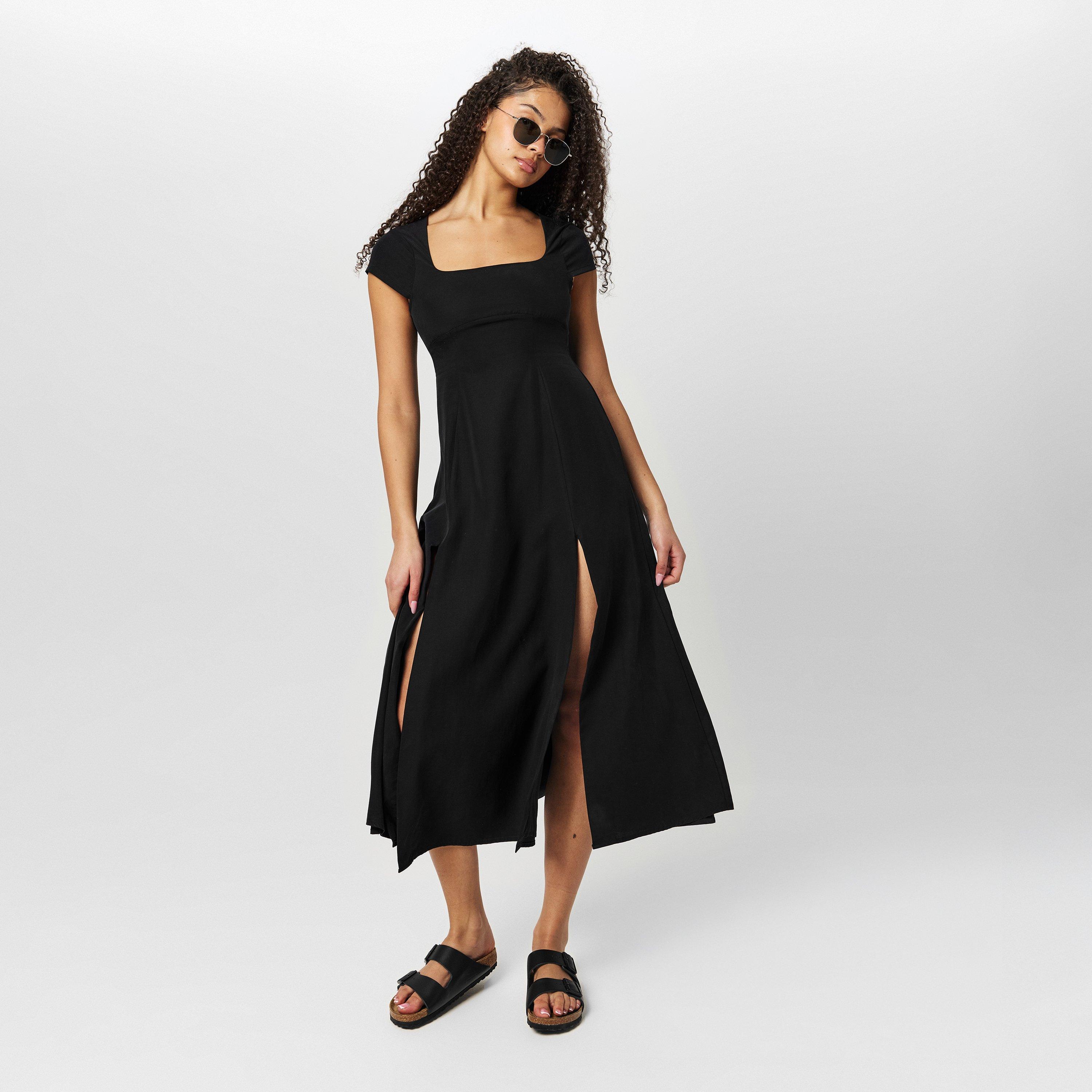 Schwarz - Jack Wills - Cap Sleeve Maxi Dress - 3